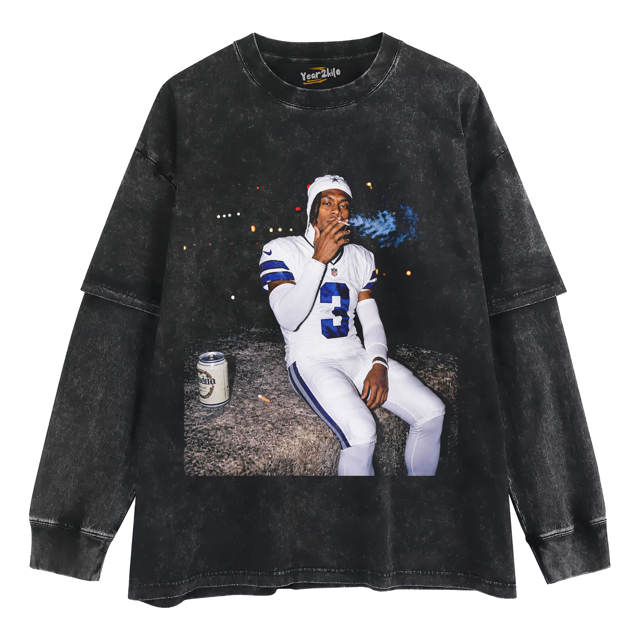 GEORGE PICKENS MIDDLE FINGER VINTAGE V2 TANK TOP & TEE & LONG SLEEVE & LAYERED LS & HOODIE