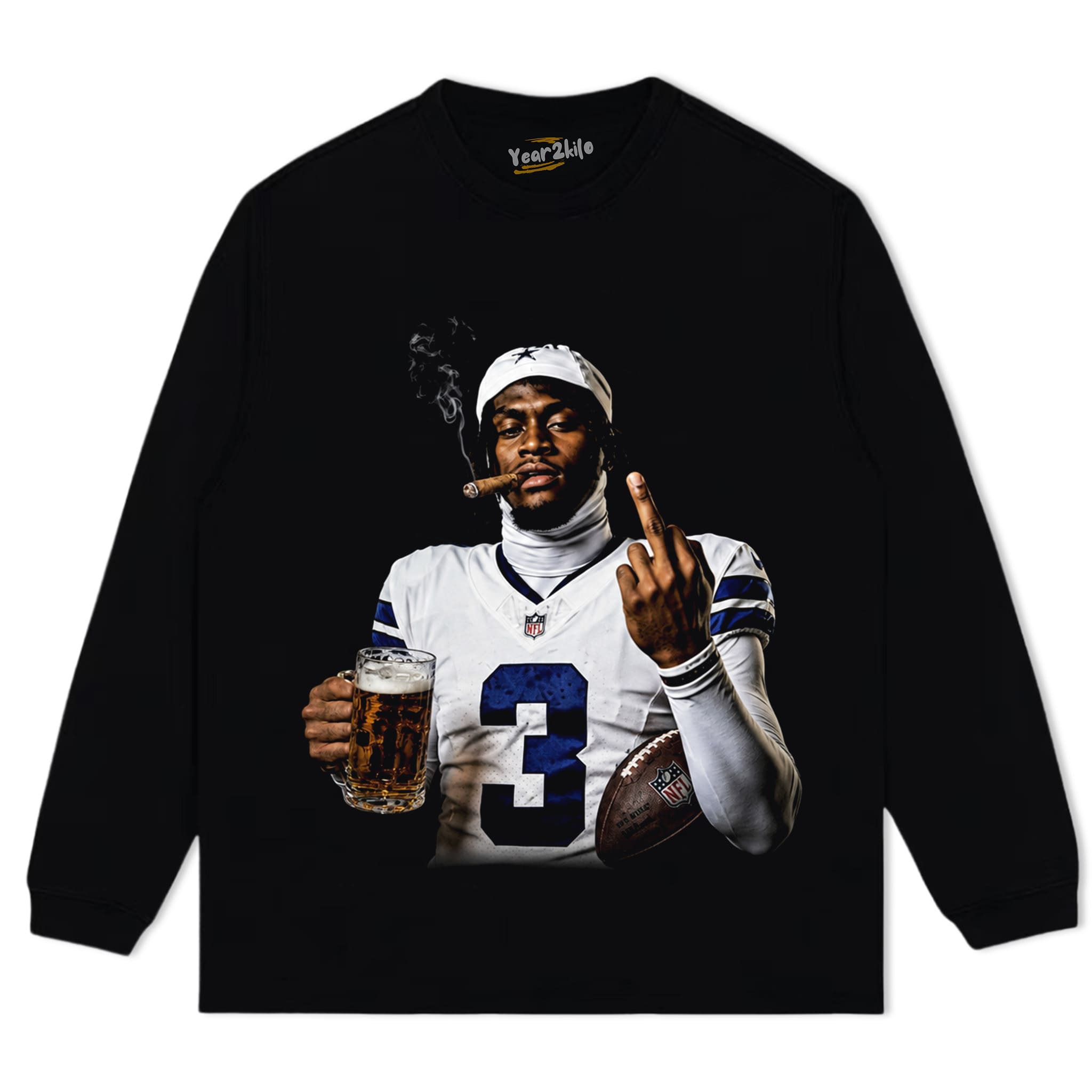 GEORGE PICKENS MIDDLE FINGER VINTAGE V3 TANK TOP & TEE & LONG SLEEVE & LAYERED LS & HOODIE