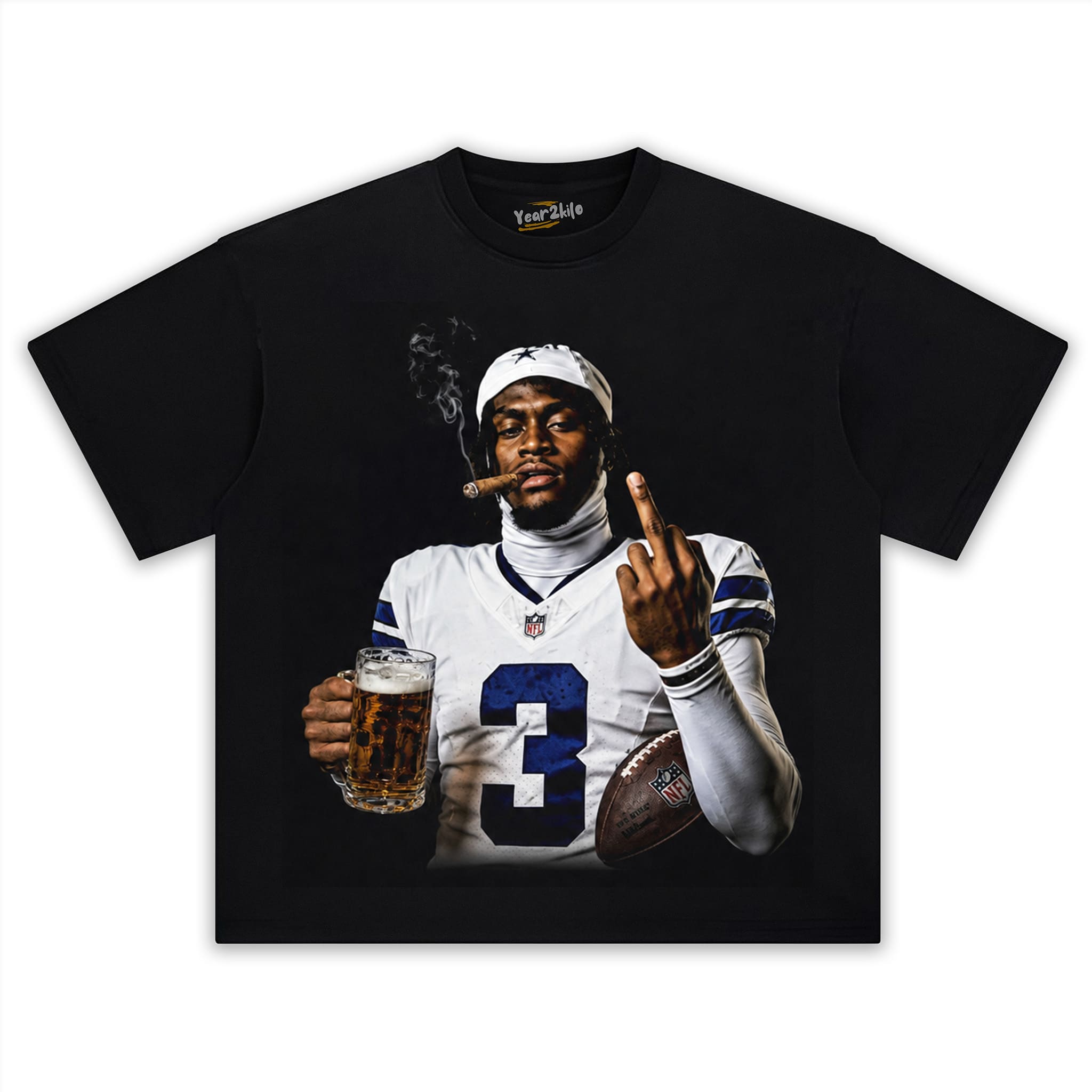 GEORGE PICKENS MIDDLE FINGER VINTAGE V3 TANK TOP & TEE & LONG SLEEVE & LAYERED LS & HOODIE