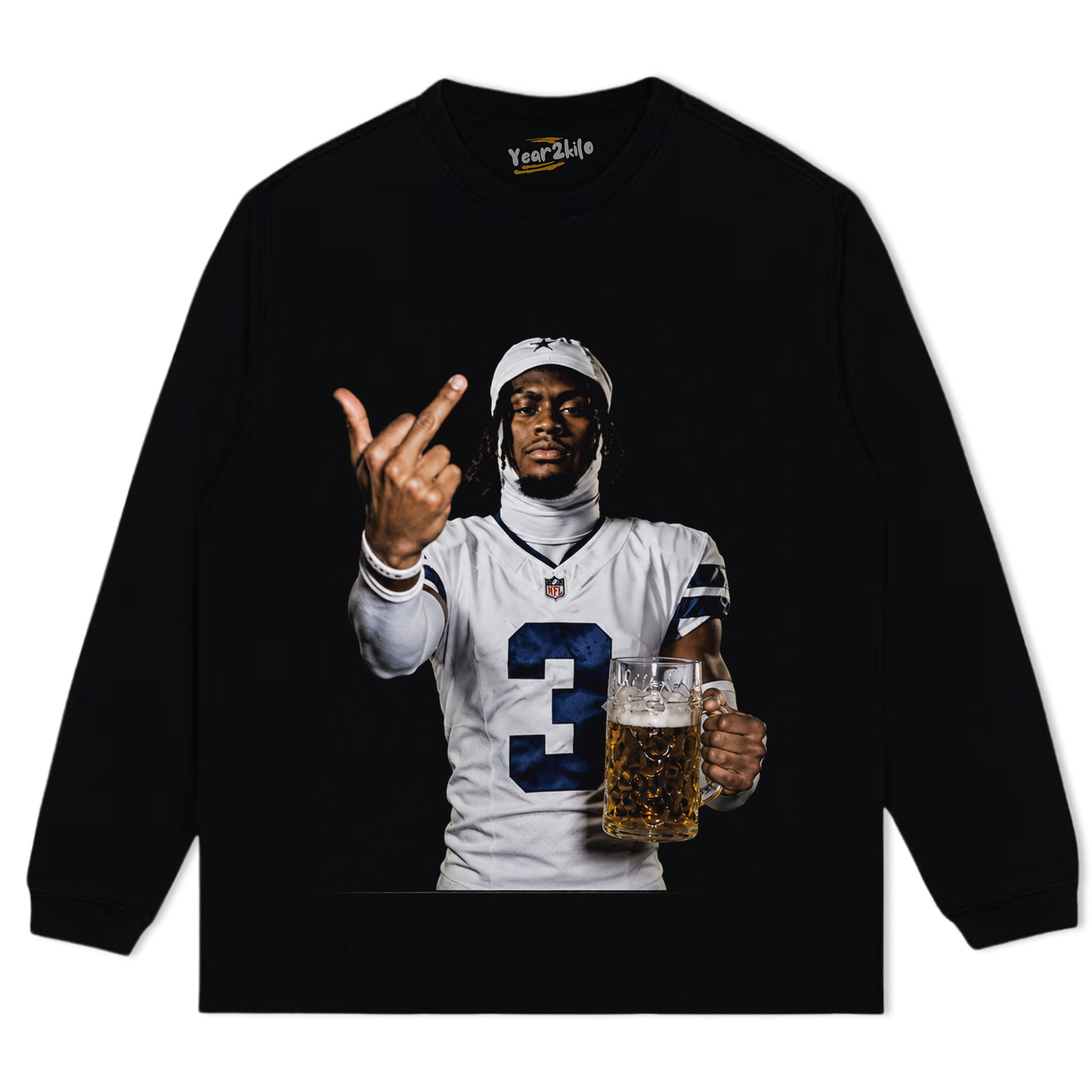 GEORGE PICKENS MIDDLE FINGER VINTAGE V4 TANK TOP & TEE & LONG SLEEVE & LAYERED LS & HOODIE
