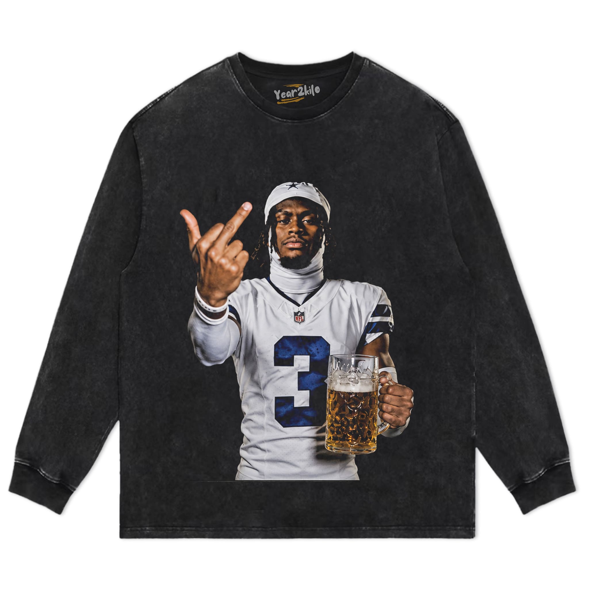 GEORGE PICKENS MIDDLE FINGER VINTAGE V4 TANK TOP & TEE & LONG SLEEVE & LAYERED LS & HOODIE
