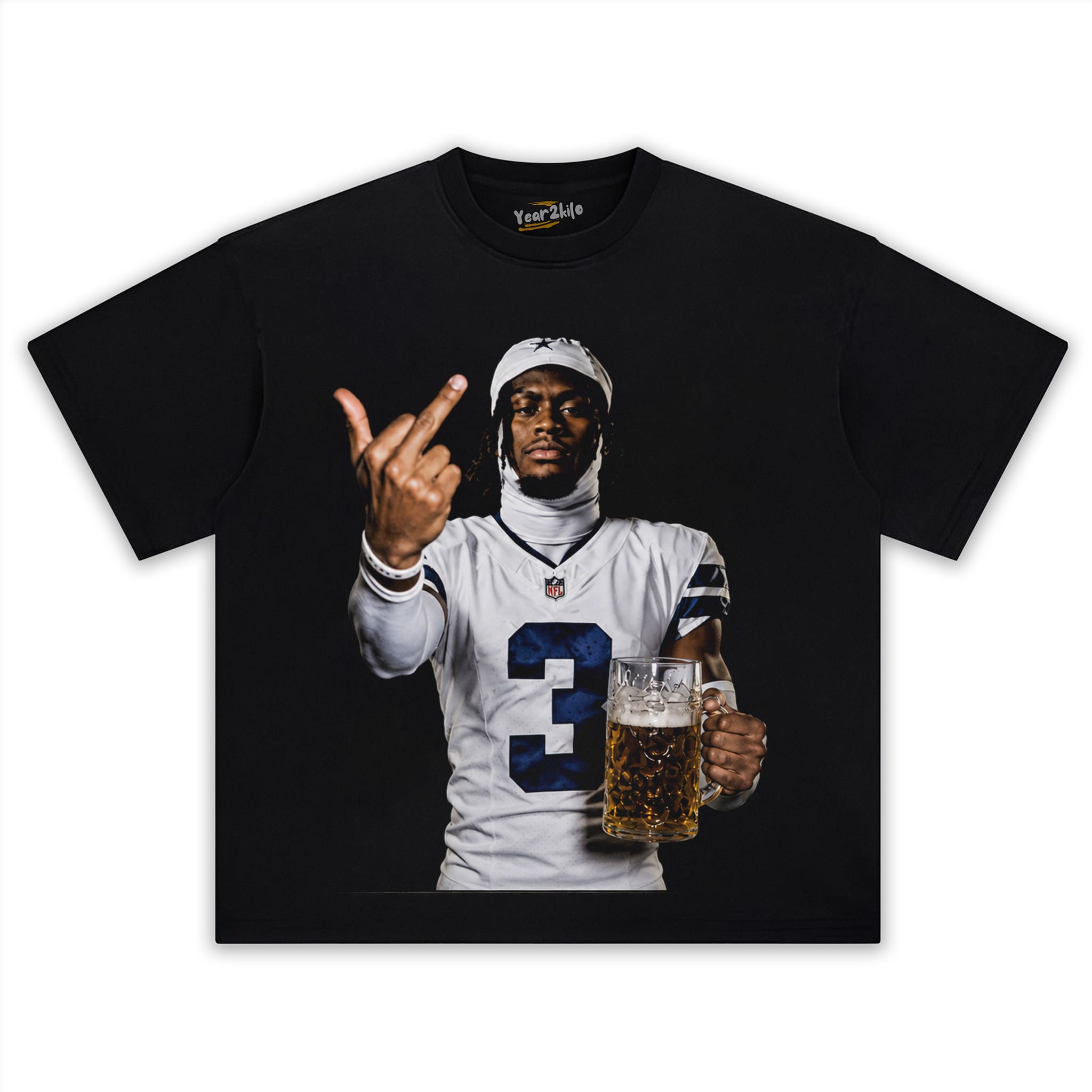 GEORGE PICKENS MIDDLE FINGER VINTAGE V4 TANK TOP & TEE & LONG SLEEVE & LAYERED LS & HOODIE