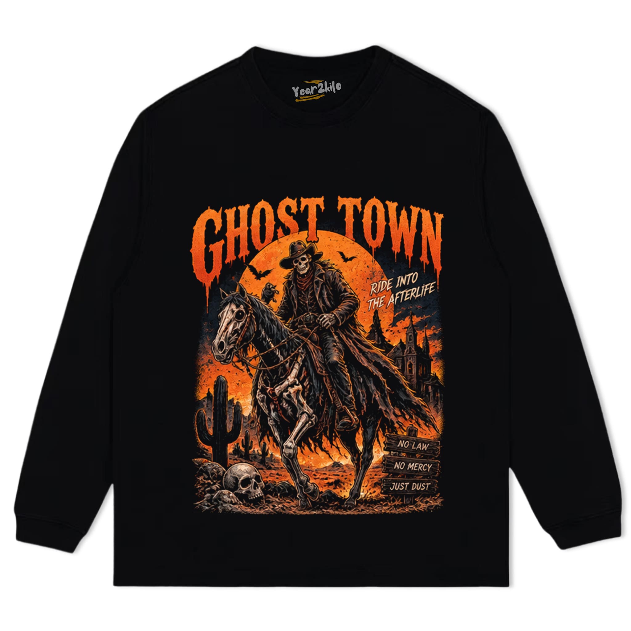 GHOST TOWN HALLOWEEN TANK TOP & TEE & LONG SLEEVE & LAYERED LS & HOODIE