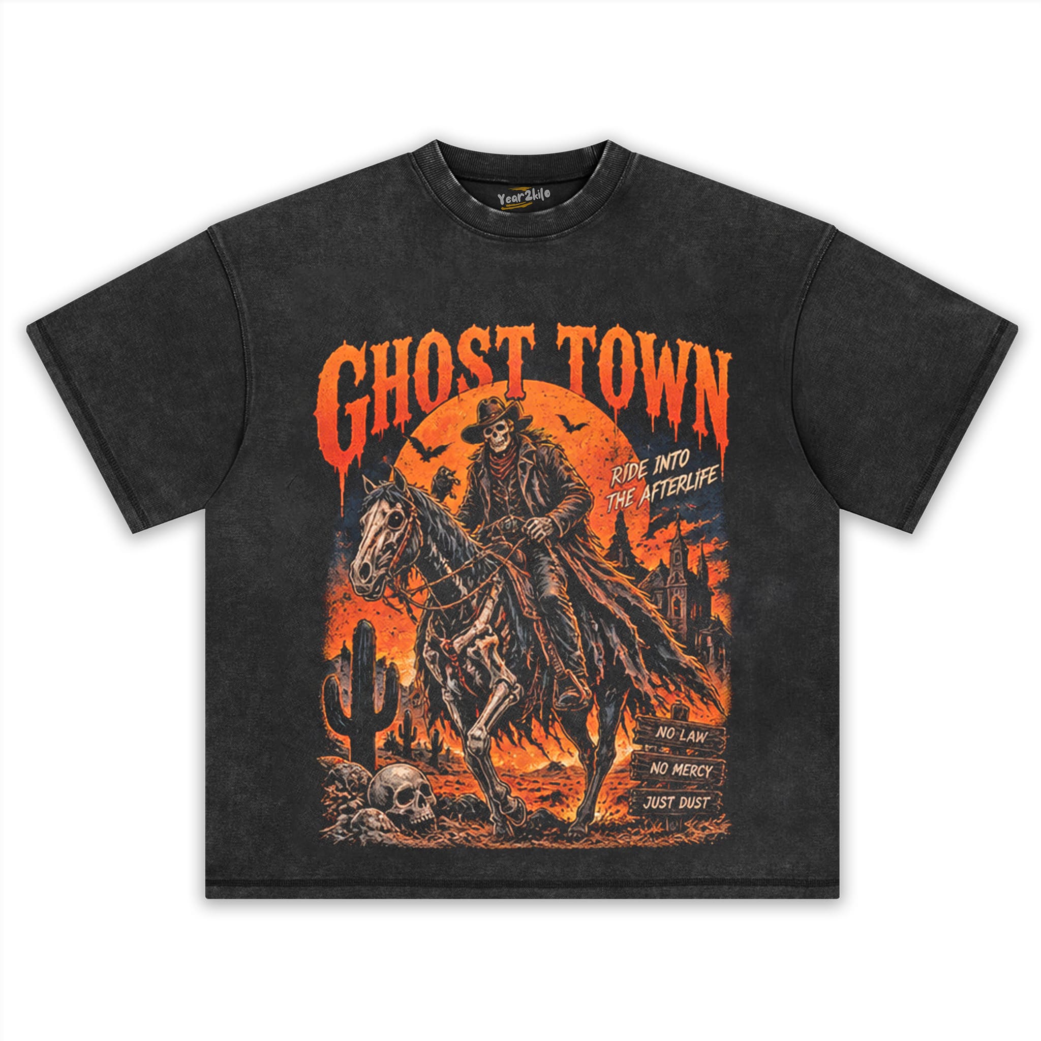 GHOST TOWN HALLOWEEN TANK TOP & TEE & LONG SLEEVE & LAYERED LS & HOODIE
