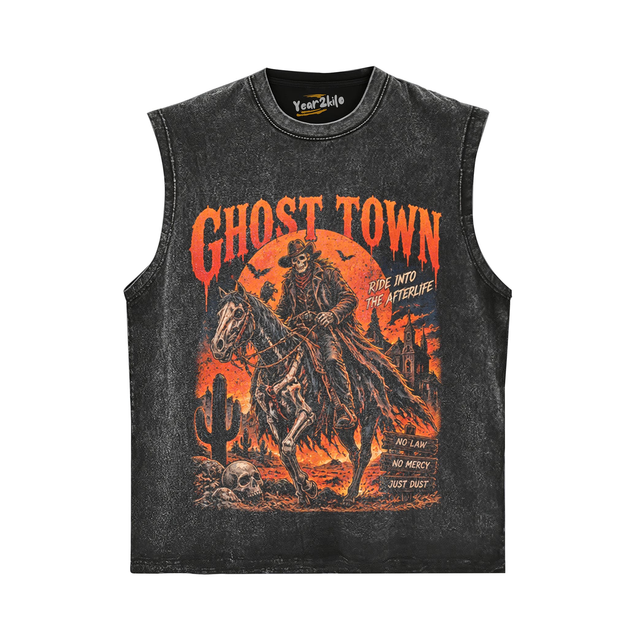 GHOST TOWN HALLOWEEN TANK TOP & TEE & LONG SLEEVE & LAYERED LS & HOODIE