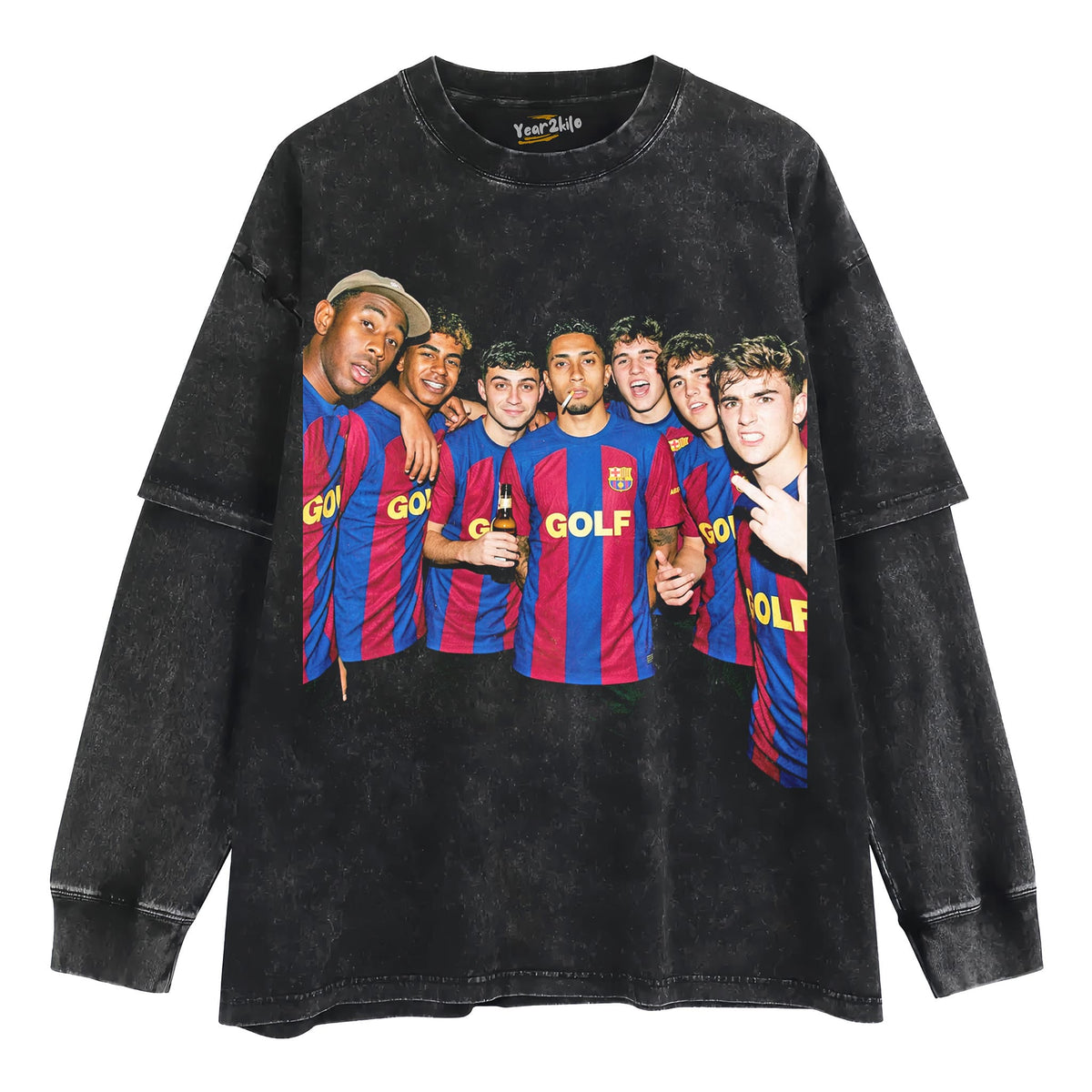 GOLF WANG X BARCA STREETWEAR VINTAGE GRAPHIC V2 TANK TOP & TEE & LONG SLEEVE & LAYERED LS & HOODIE