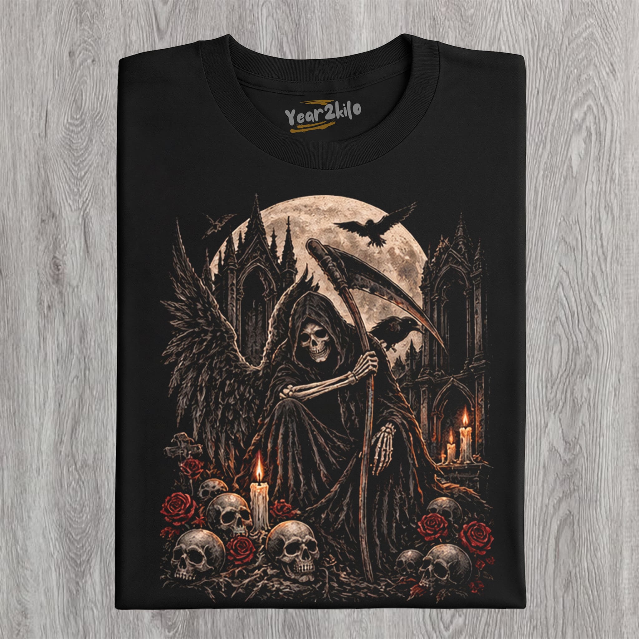 GRIM REAPER HALLOWEEN TANK TOP & TEE & LONG SLEEVE & LAYERED LS & HOODIE