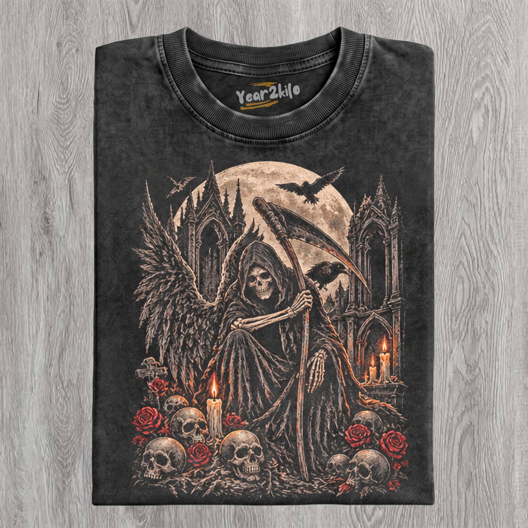 GRIM REAPER HALLOWEEN TANK TOP & TEE & LONG SLEEVE & LAYERED LS & HOODIE