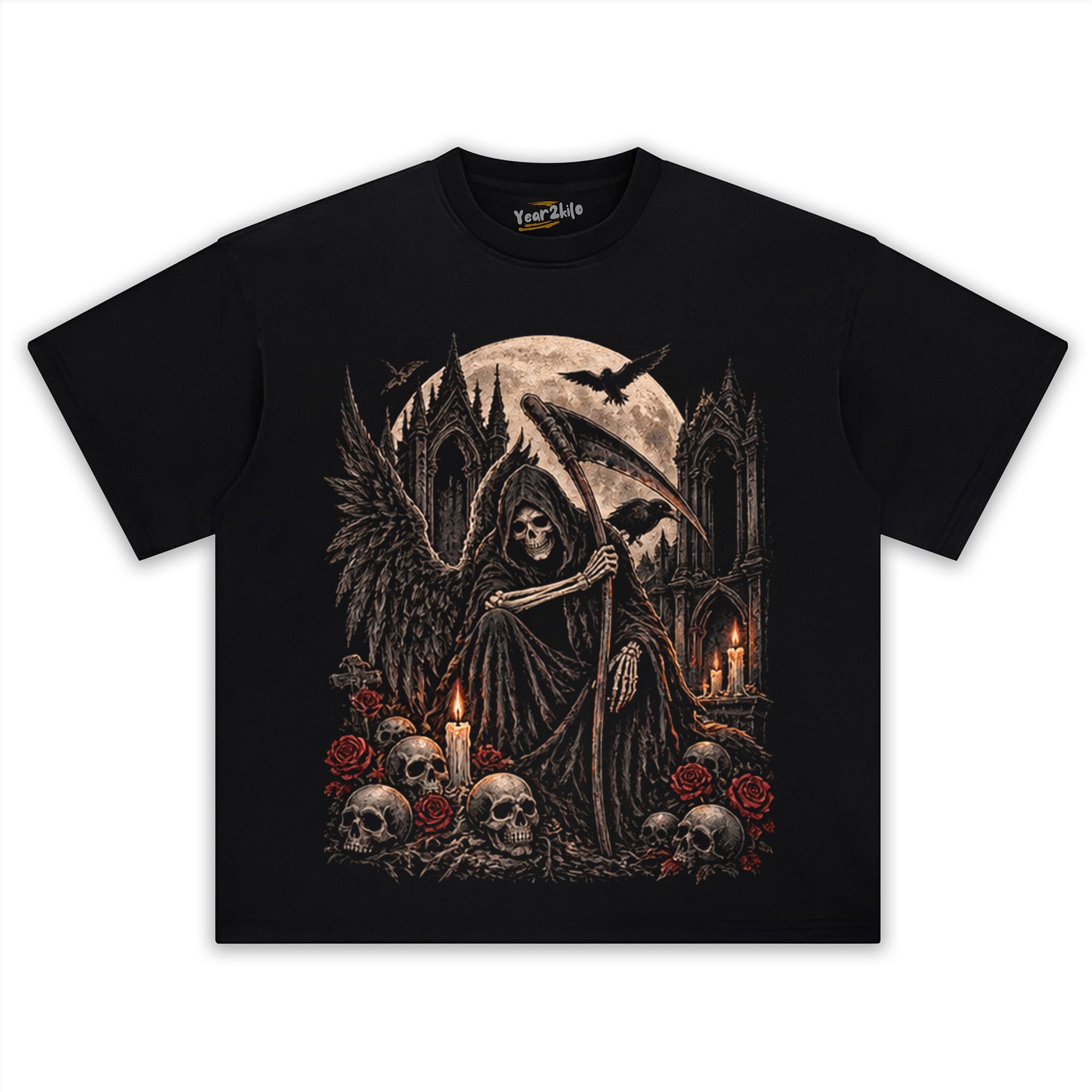 GRIM REAPER HALLOWEEN TANK TOP & TEE & LONG SLEEVE & LAYERED LS & HOODIE