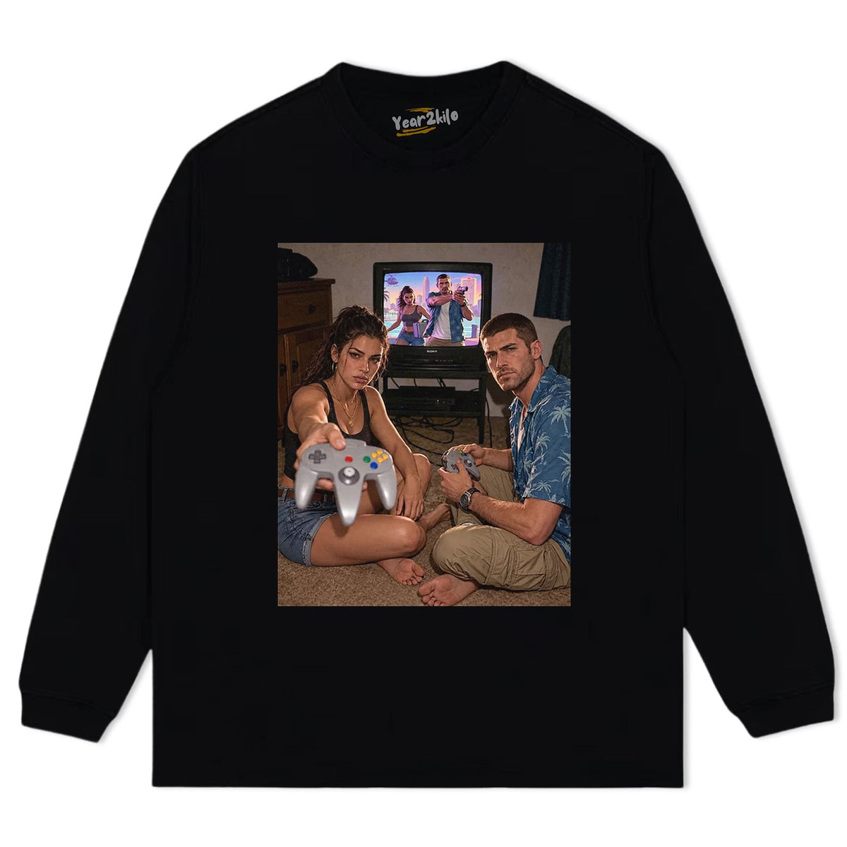 GTA VI & JASON DUVAL & LUCIA CAMINOS TEE TANK TOP & TEE & LONG SLEEVE & LAYERED LS & HOODIE
