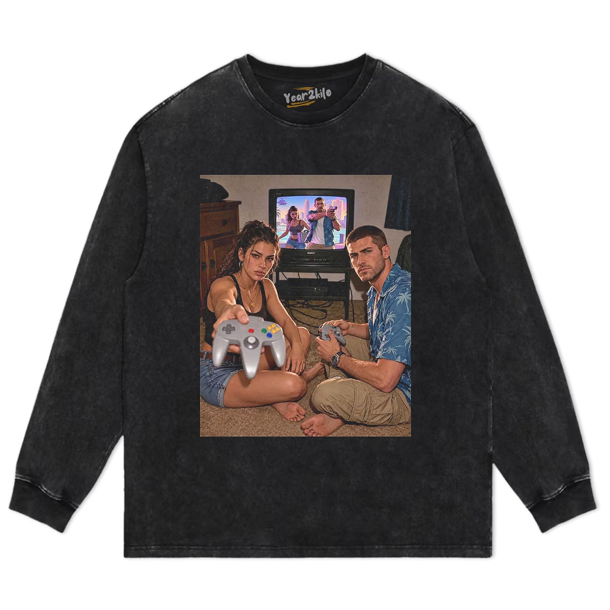 GTA VI & JASON DUVAL & LUCIA CAMINOS TEE TANK TOP & TEE & LONG SLEEVE & LAYERED LS & HOODIE