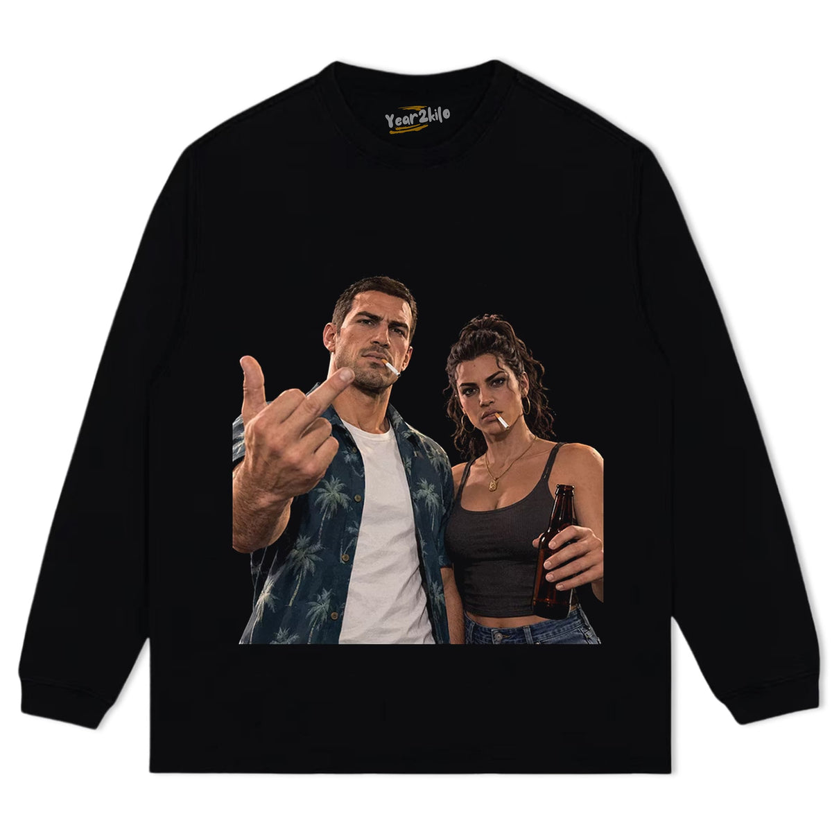 GTA VI & JASON DUVAL & LUCIA CAMINOS V3 TEE TANK TOP & TEE & LONG SLEEVE & LAYERED LS & HOODIE