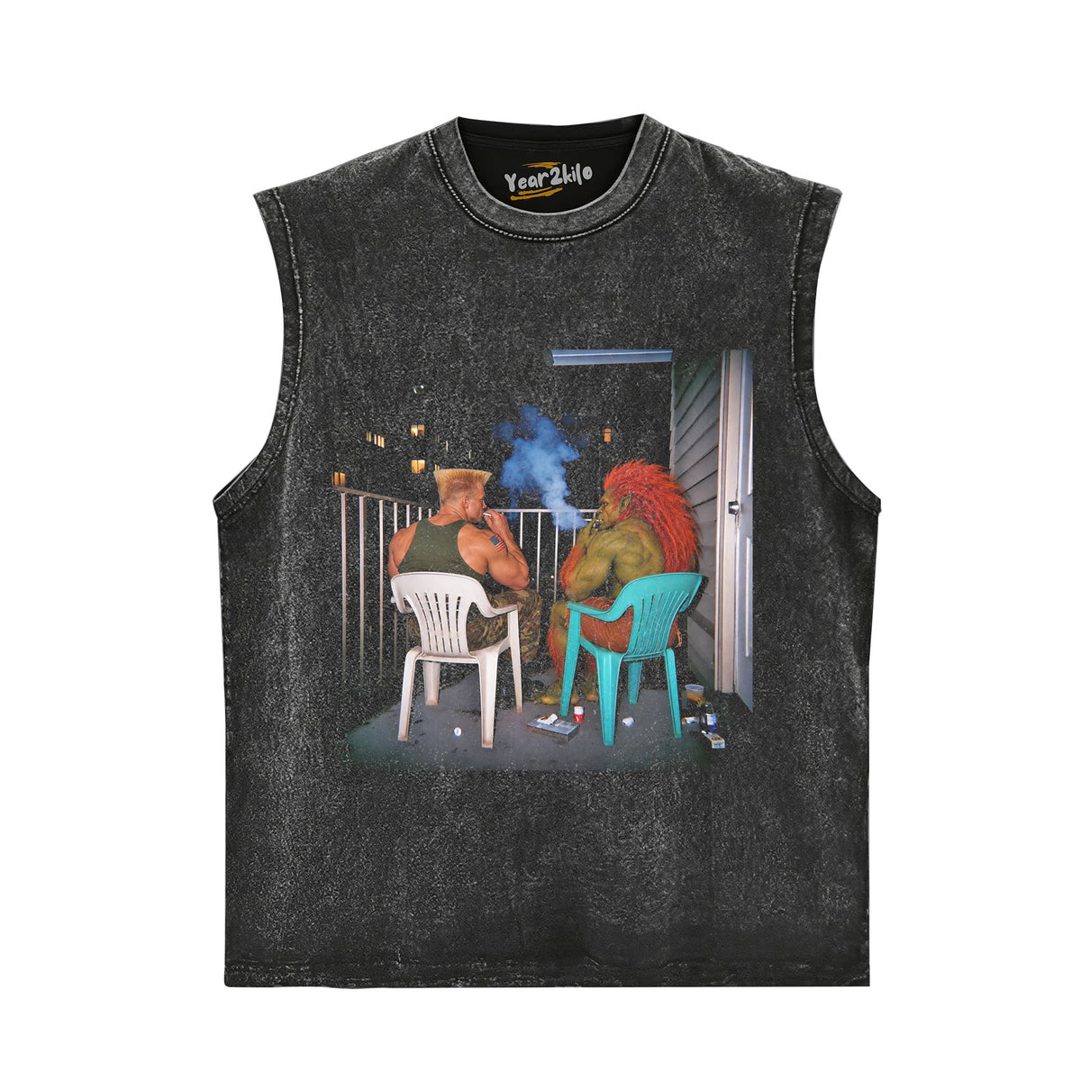 GUILE - BLANKA TANK TOP & TEE & LONG SLEEVE & LAYERED LS & HOODIE