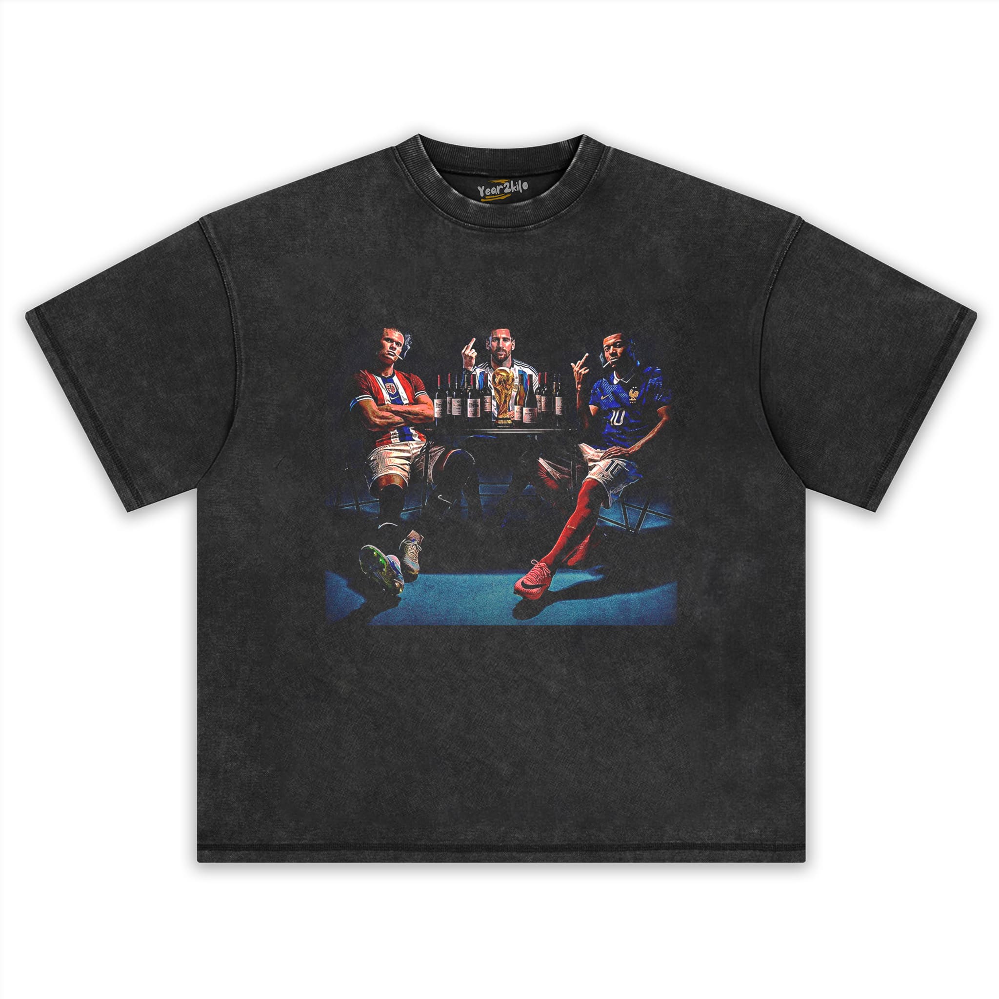 HAALAND & MESSI & MBAPPÉ TANK TOP & TEE & LONG SLEEVE & LAYERED LS & HOODIE
