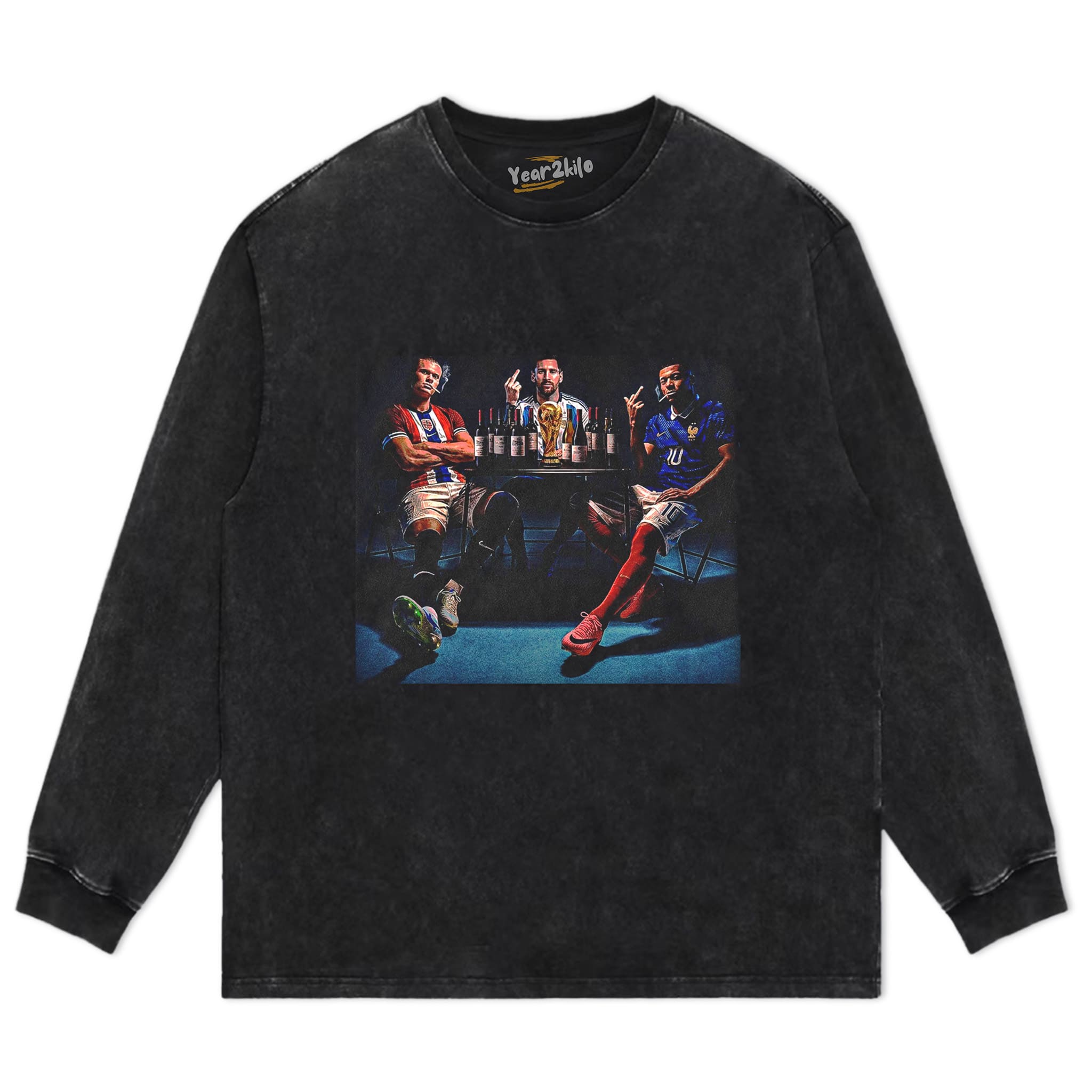 HAALAND & MESSI & MBAPPÉ TANK TOP & TEE & LONG SLEEVE & LAYERED LS & HOODIE
