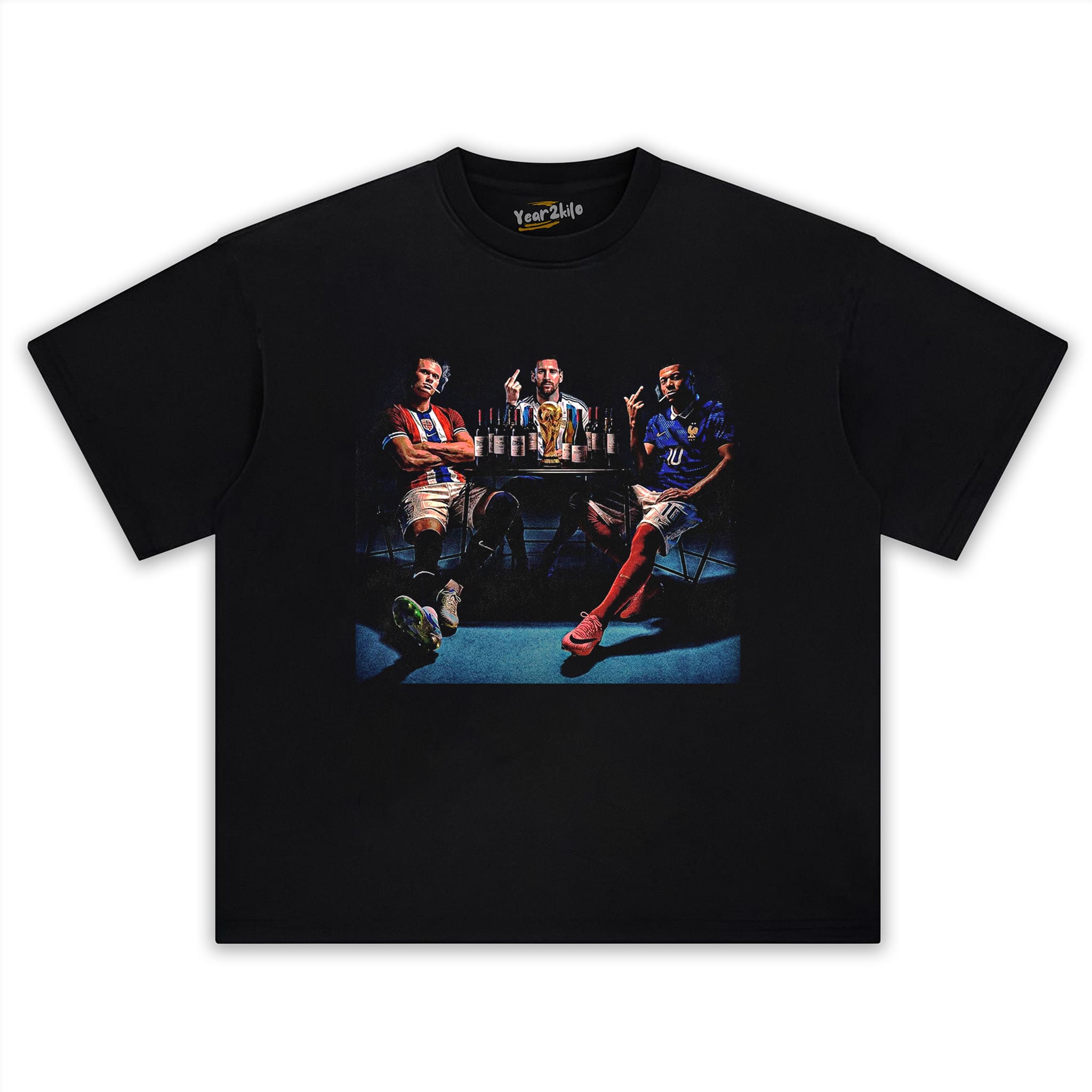 HAALAND & MESSI & MBAPPÉ TANK TOP & TEE & LONG SLEEVE & LAYERED LS & HOODIE