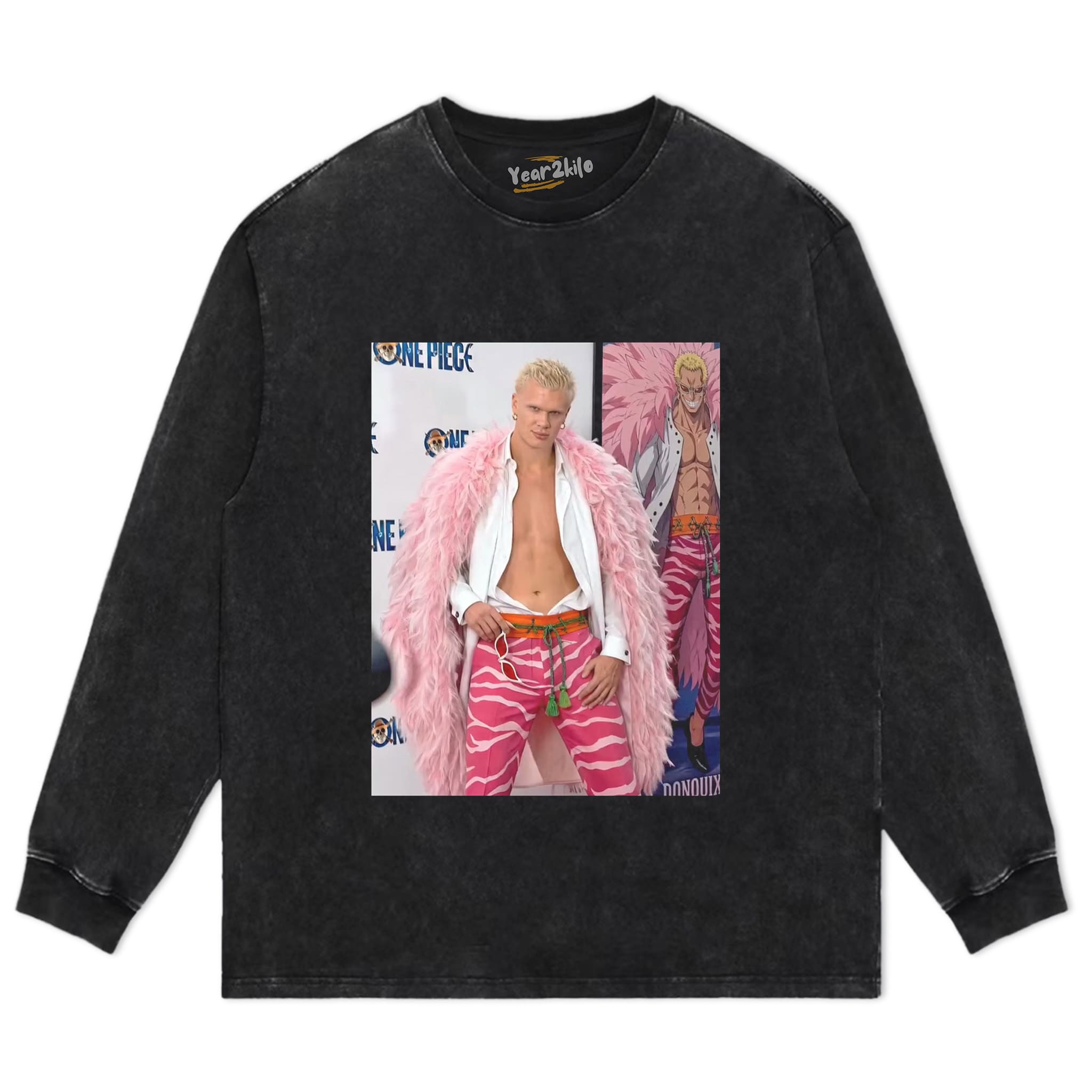 HAALAND × DOFLAMINGO ONE PIECE GRAPHIC TANK TOP & TEE & LONG SLEEVE & LAYERED LS & HOODIE