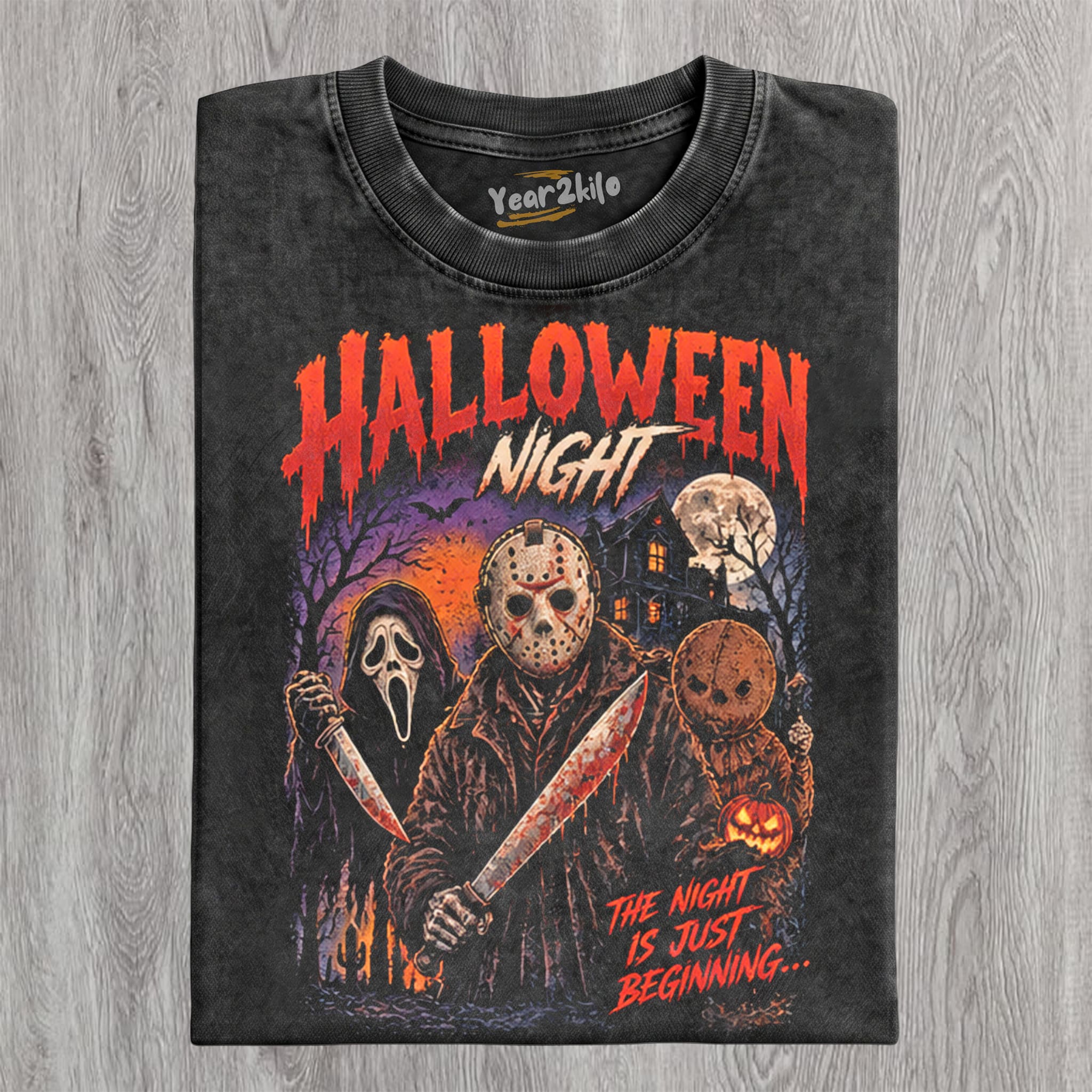 HALLOWEEN NIGHT TANK TOP & TEE & LONG SLEEVE & LAYERED LS & HOODIE