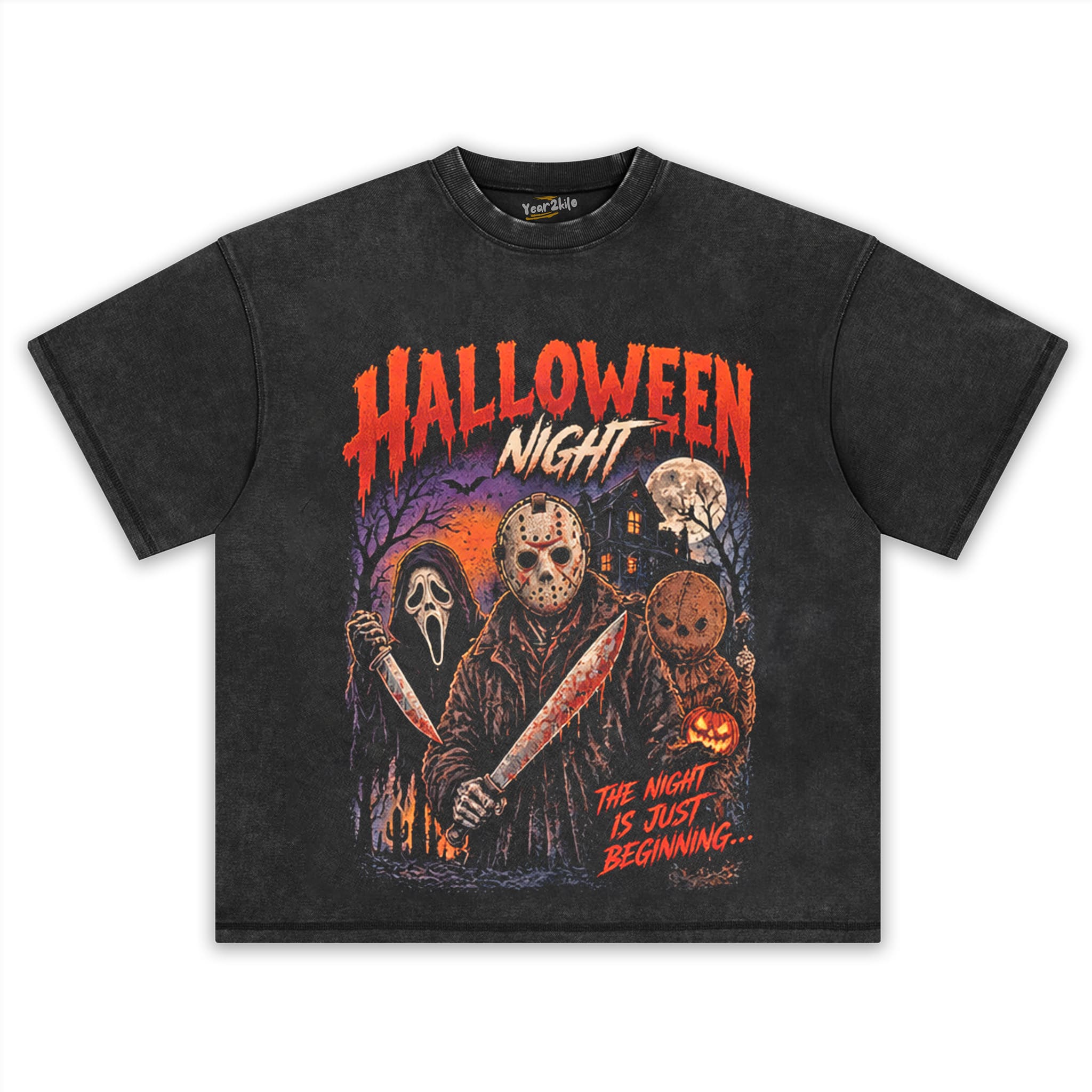 HALLOWEEN NIGHT TANK TOP & TEE & LONG SLEEVE & LAYERED LS & HOODIE