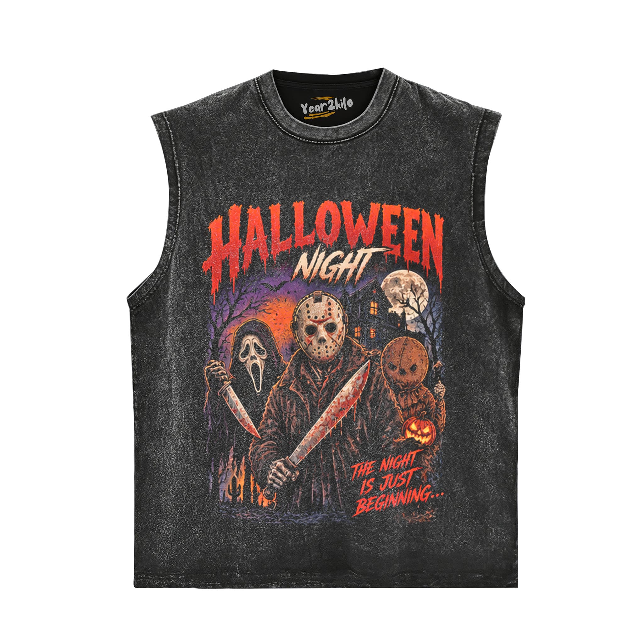 HALLOWEEN NIGHT TANK TOP & TEE & LONG SLEEVE & LAYERED LS & HOODIE