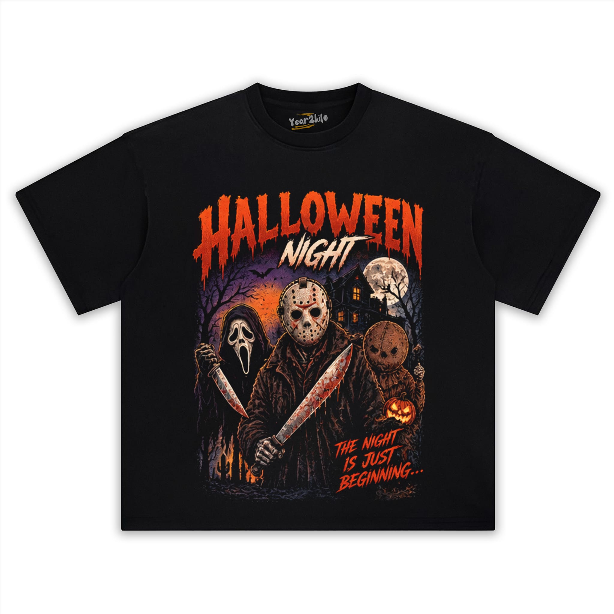 HALLOWEEN NIGHT TANK TOP & TEE & LONG SLEEVE & LAYERED LS & HOODIE