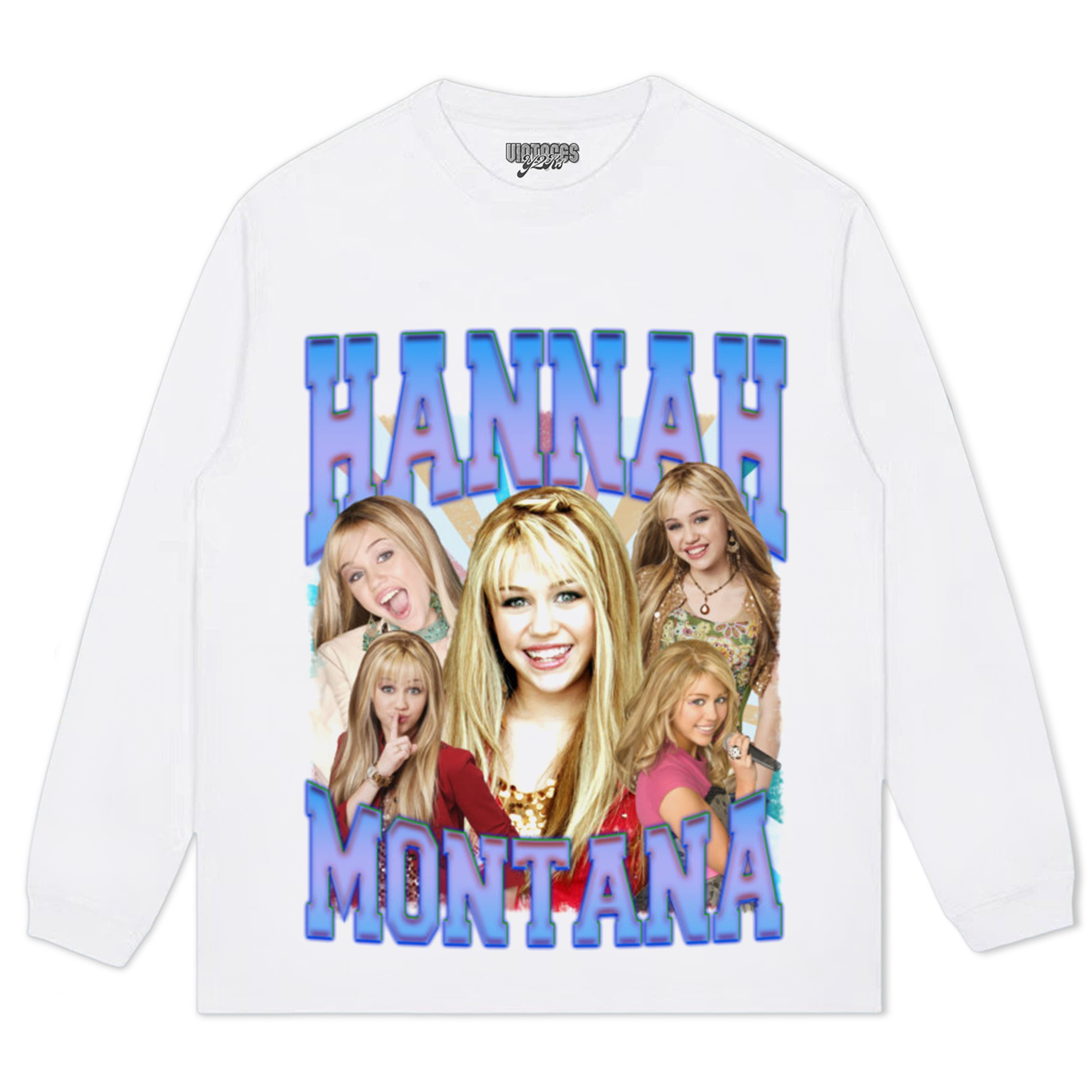 HANNAH MONTANA - VINTAGE 90S RETRO STYLE TEE & LS & HOODIE