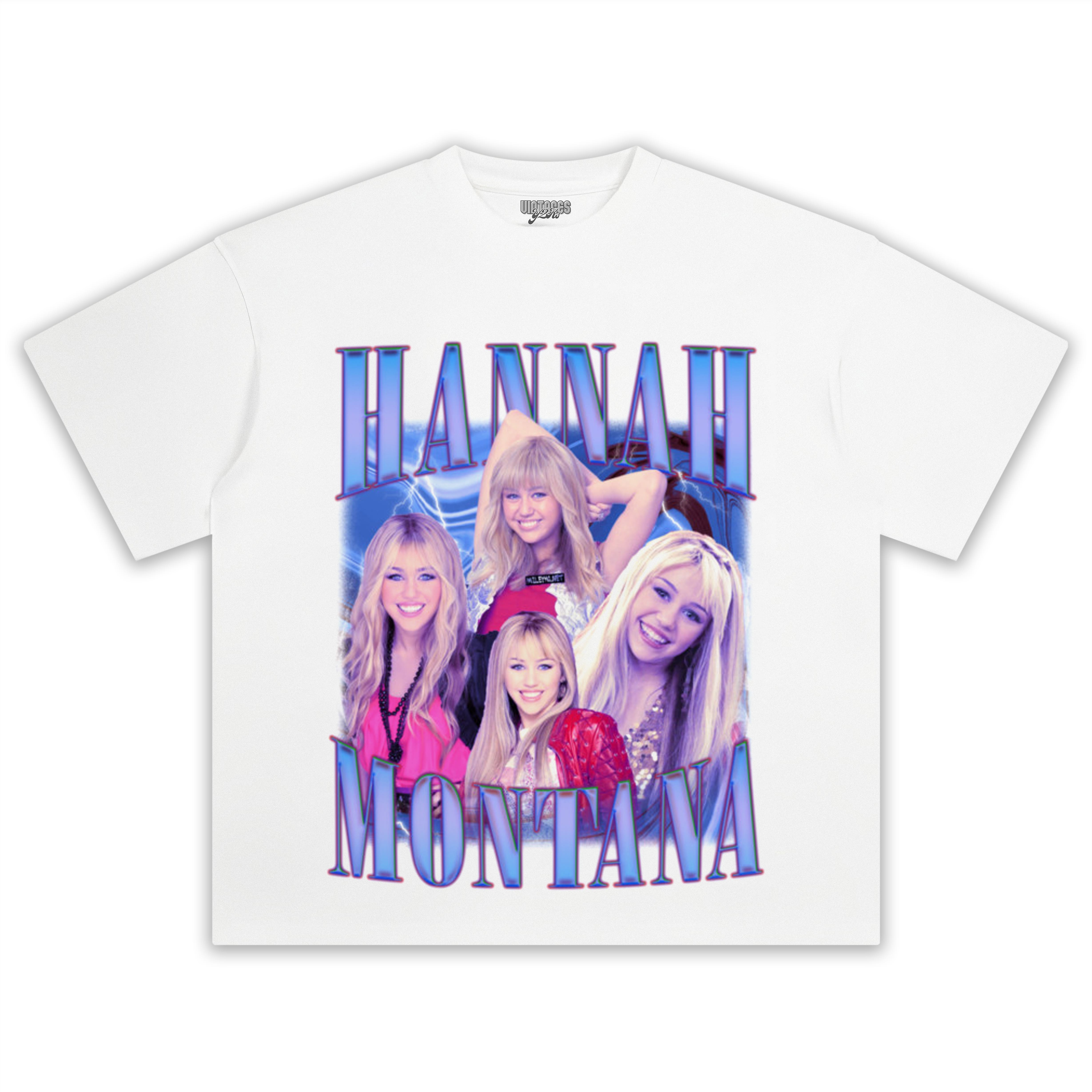 HANNAH MONTANA - VINTAGE 90S RETRO STYLE V2 TEE & LS & HOODIE