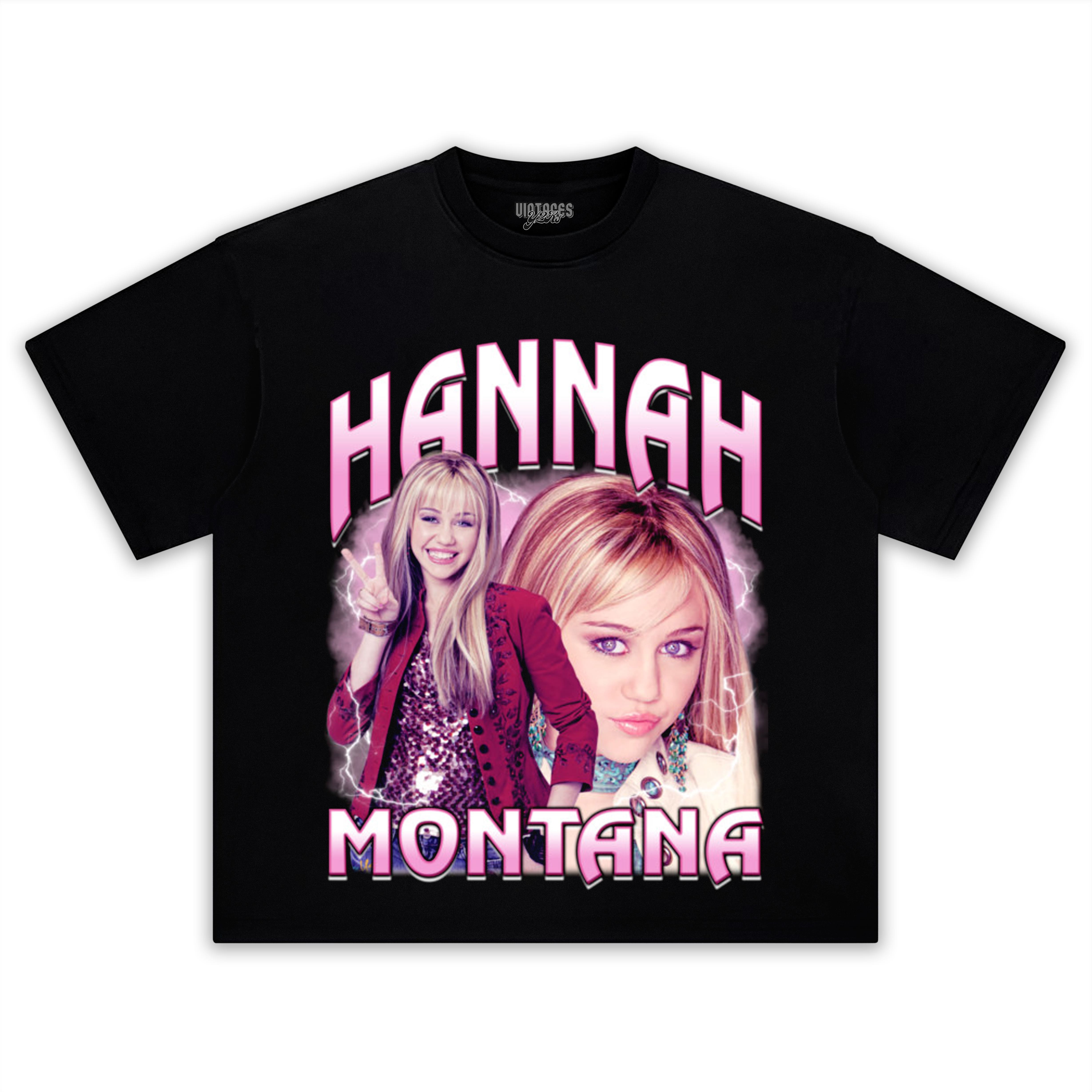HANNAH MONTANA - VINTAGE 90S RETRO STYLE V3 TEE & LS & HOODIE