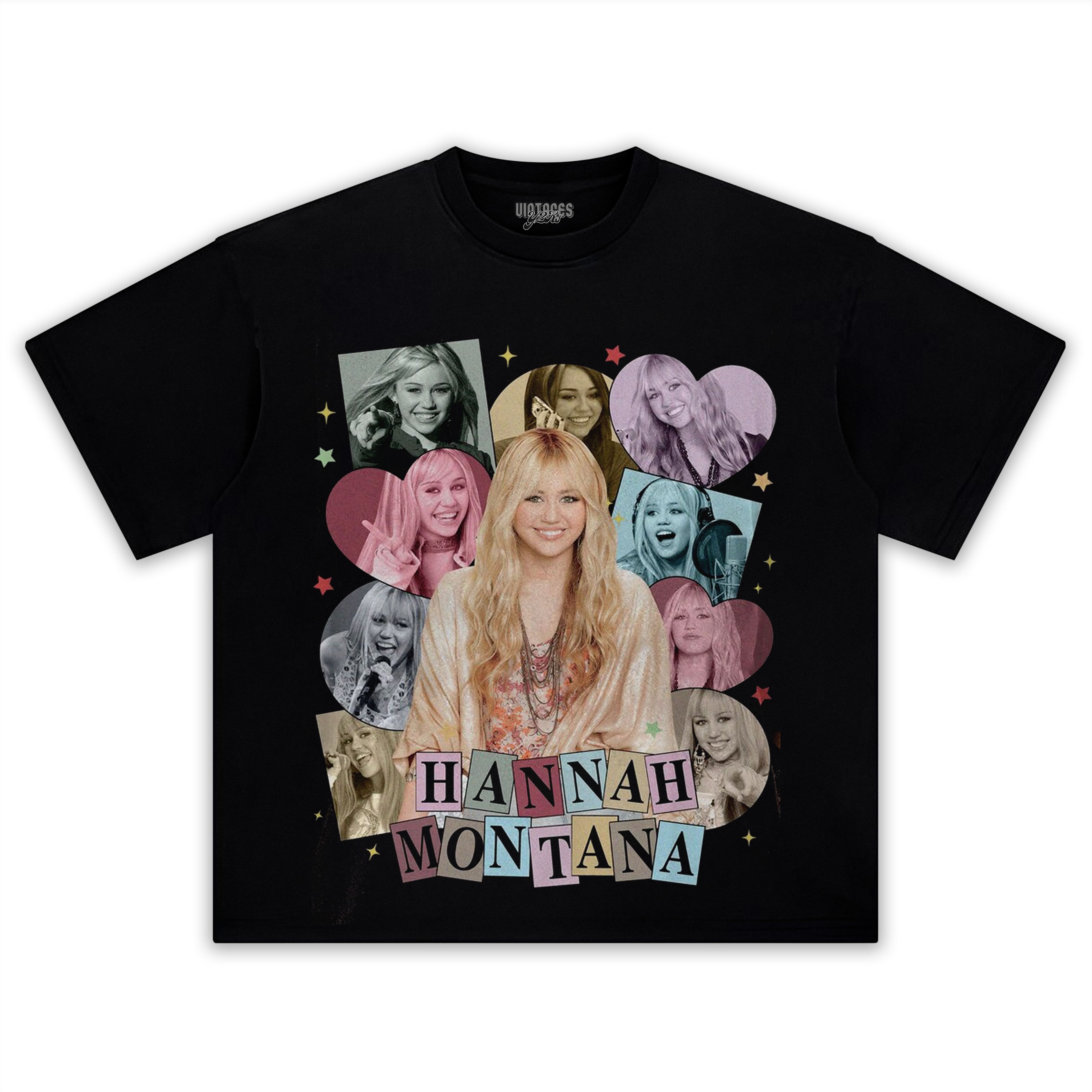 HANNAH MONTANA - VINTAGE 90S RETRO STYLE V4 TEE & LS & HOODIE