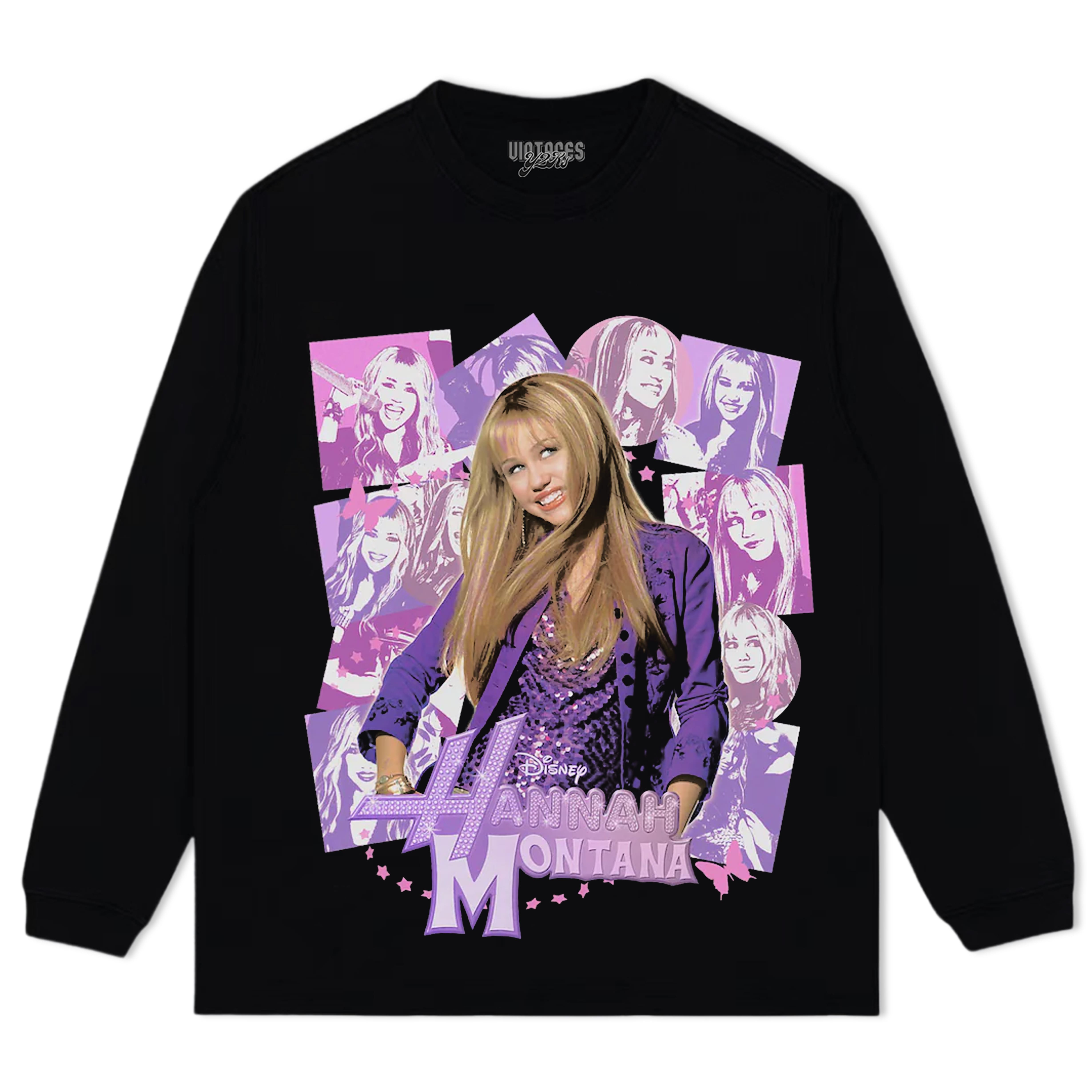 HANNAH MONTANA - VINTAGE 90S RETRO STYLE V5 TEE & LS & HOODIE