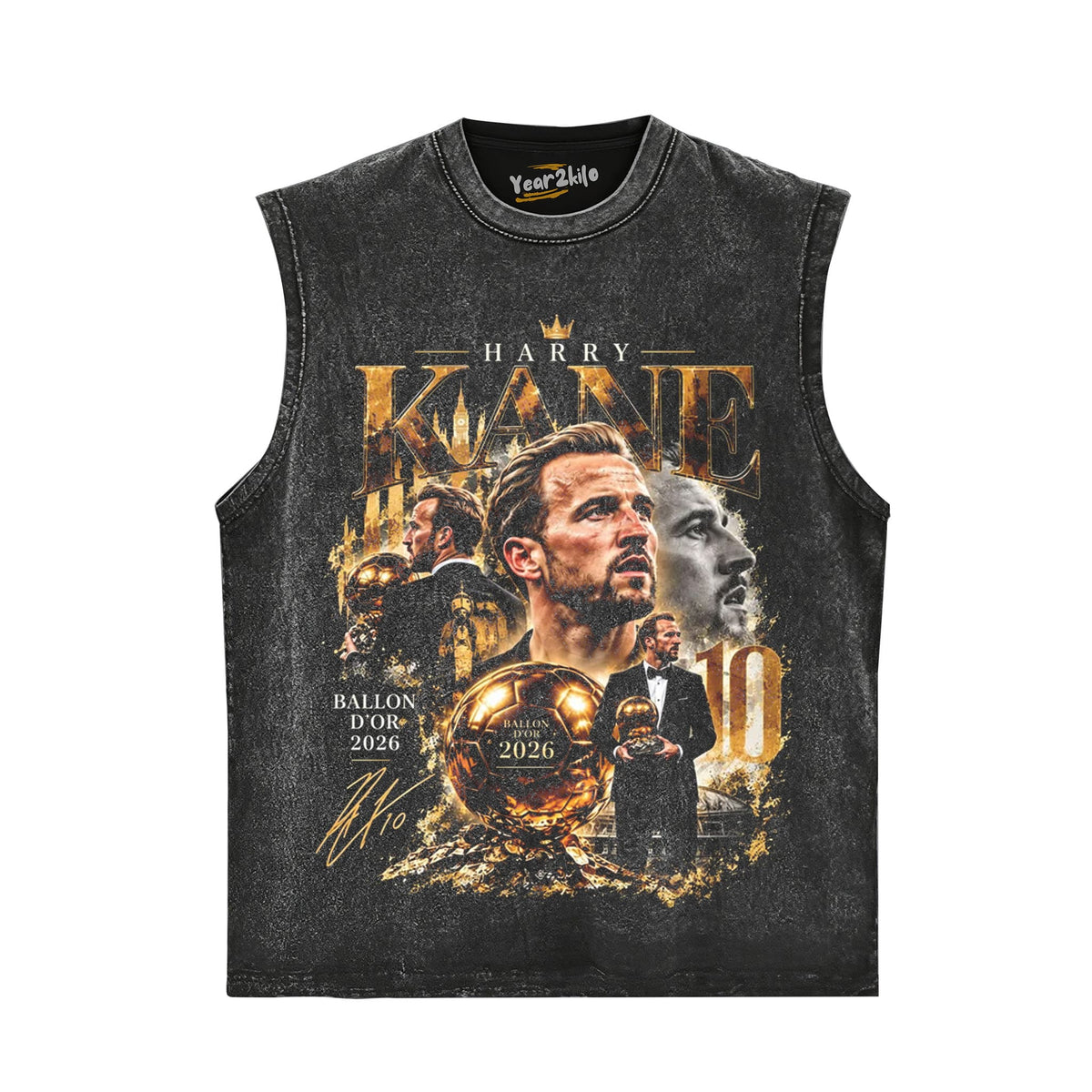 HARRY KANE 2026 BALLON D'OR TANK TOP & TEE & LONG SLEEVE & LAYERED LS & HOODIE