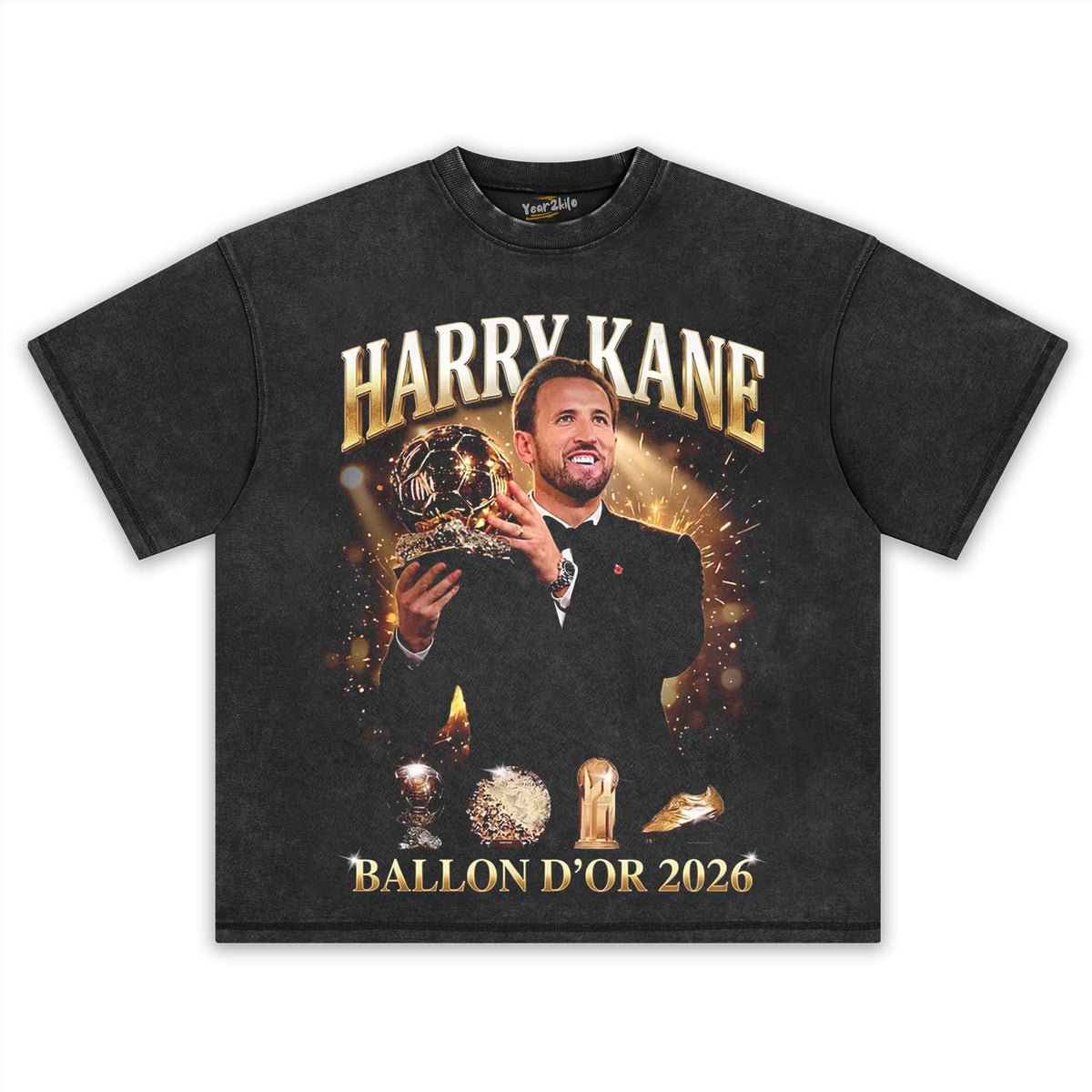 HARRY KANE BALLON D'OR 2026 V8 TANK TOP & TEE & LONG SLEEVE & LAYERED LS & HOODIE