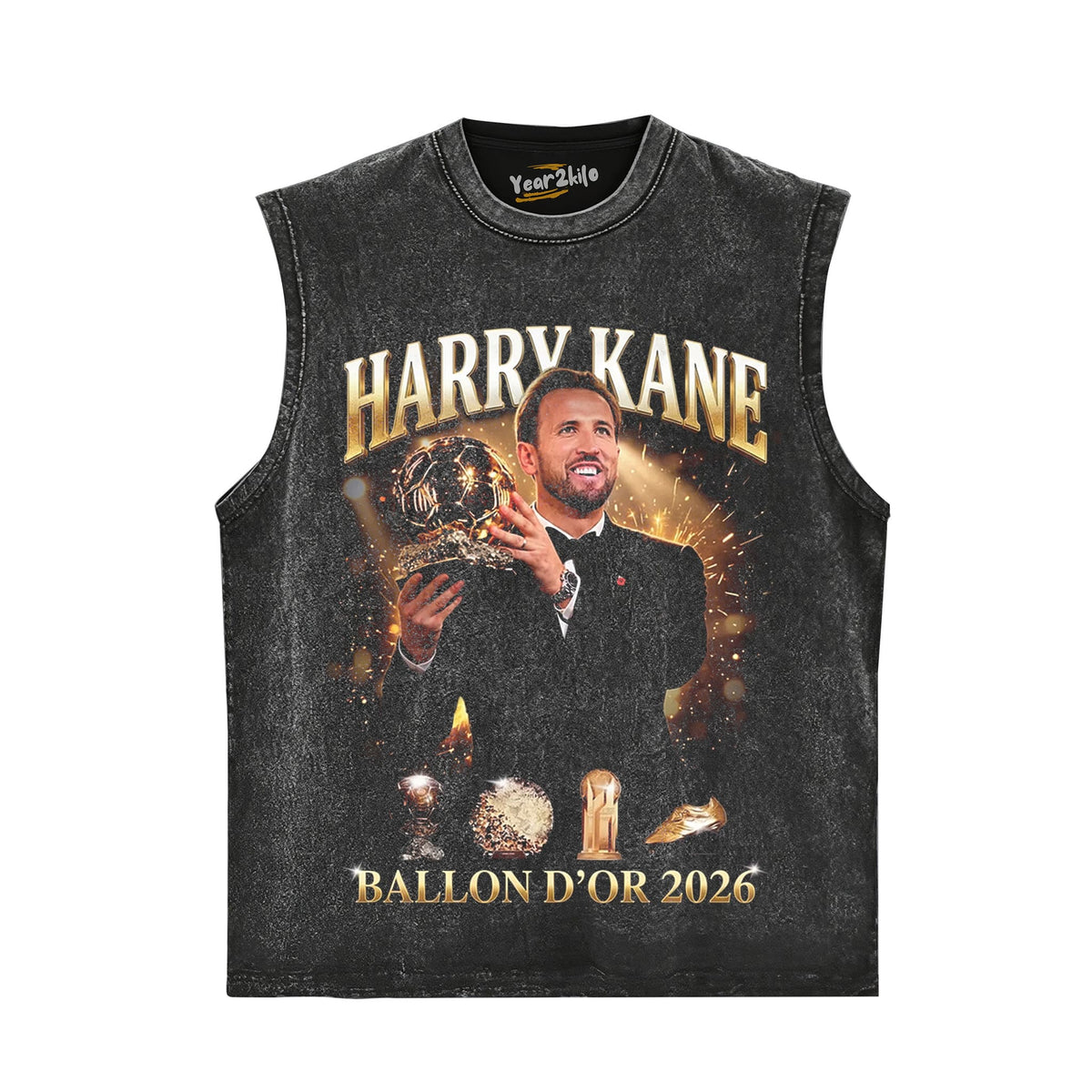HARRY KANE BALLON D'OR 2026 V8 TANK TOP & TEE & LONG SLEEVE & LAYERED LS & HOODIE