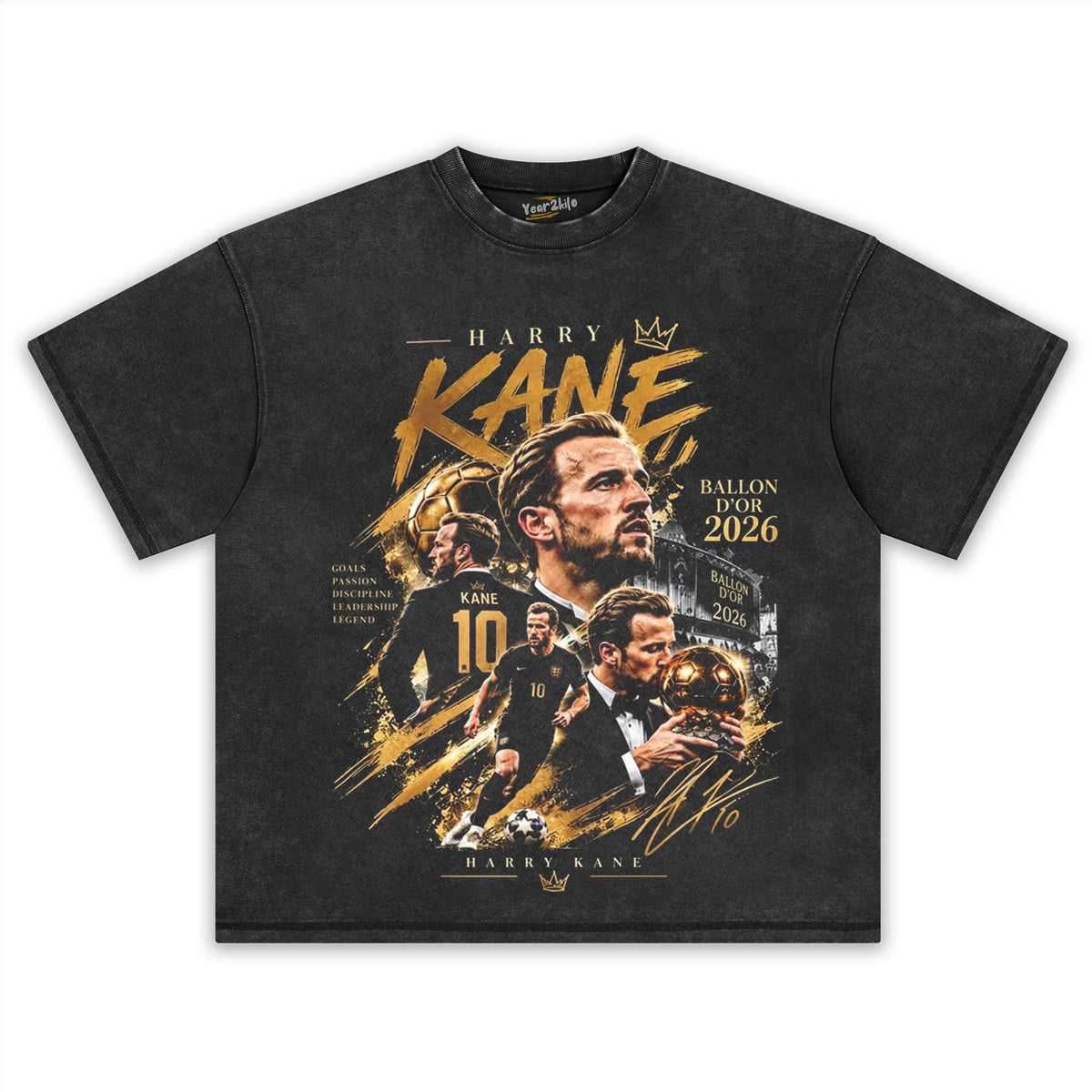 HARRY KANE BALLON D'OR V2 TANK TOP & TEE & LONG SLEEVE & LAYERED LS & HOODIE