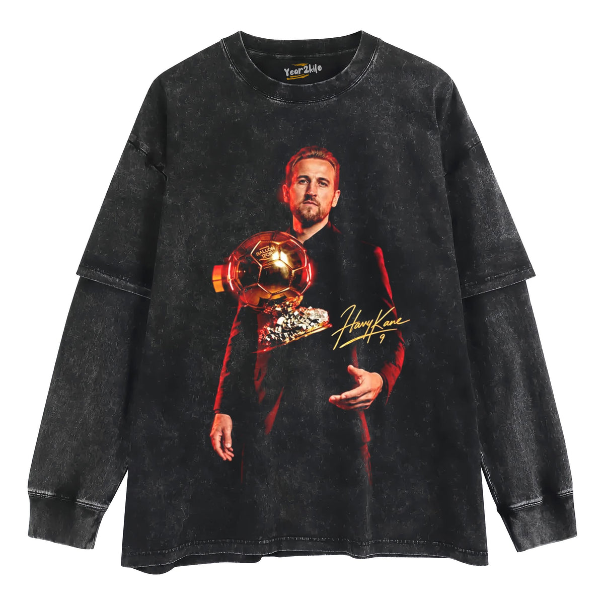 HARRY KANE BALLON D'OR V4 TANK TOP & TEE & LONG SLEEVE & LAYERED LS & HOODIE