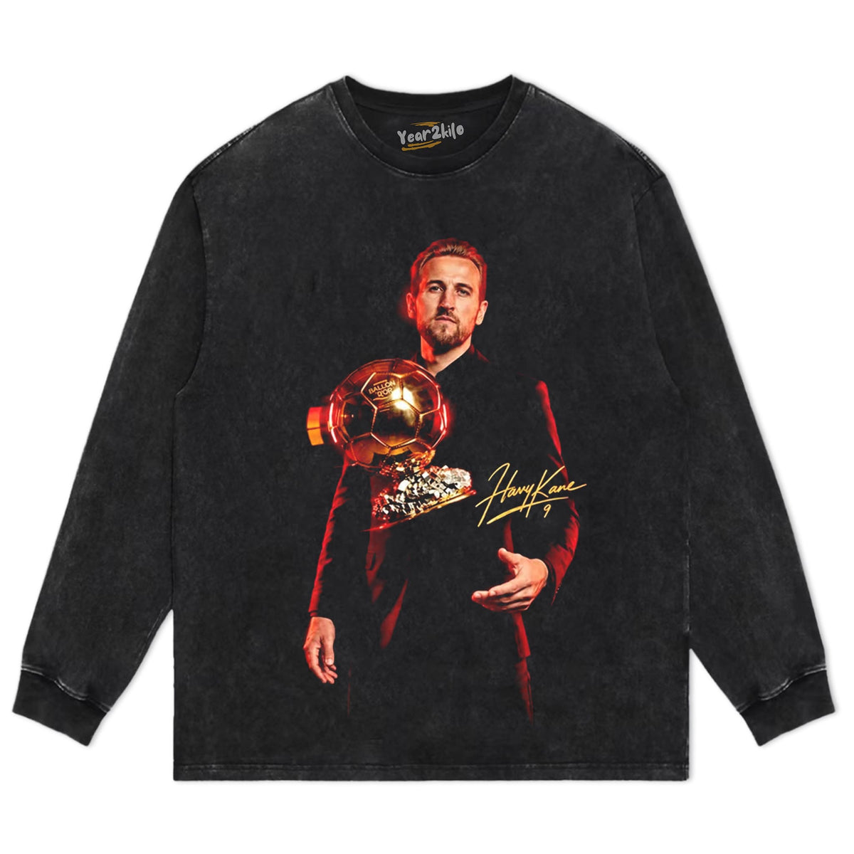 HARRY KANE BALLON D'OR V4 TANK TOP & TEE & LONG SLEEVE & LAYERED LS & HOODIE