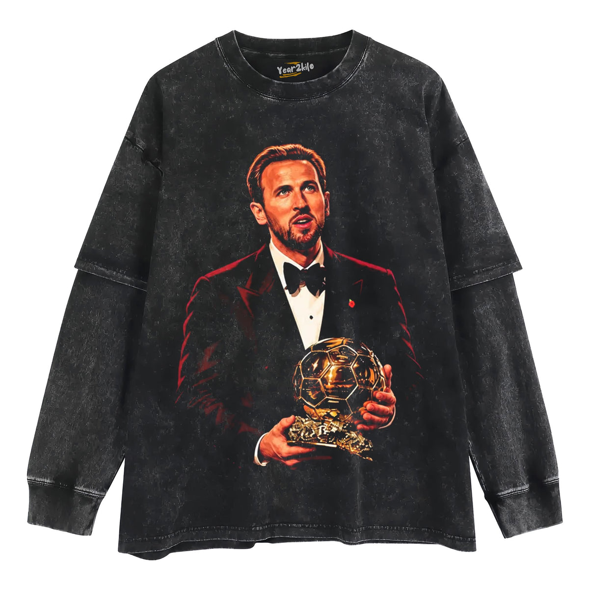 HARRY KANE BALLON D'OR V6 TANK TOP & TEE & LONG SLEEVE & LAYERED LS & HOODIE
