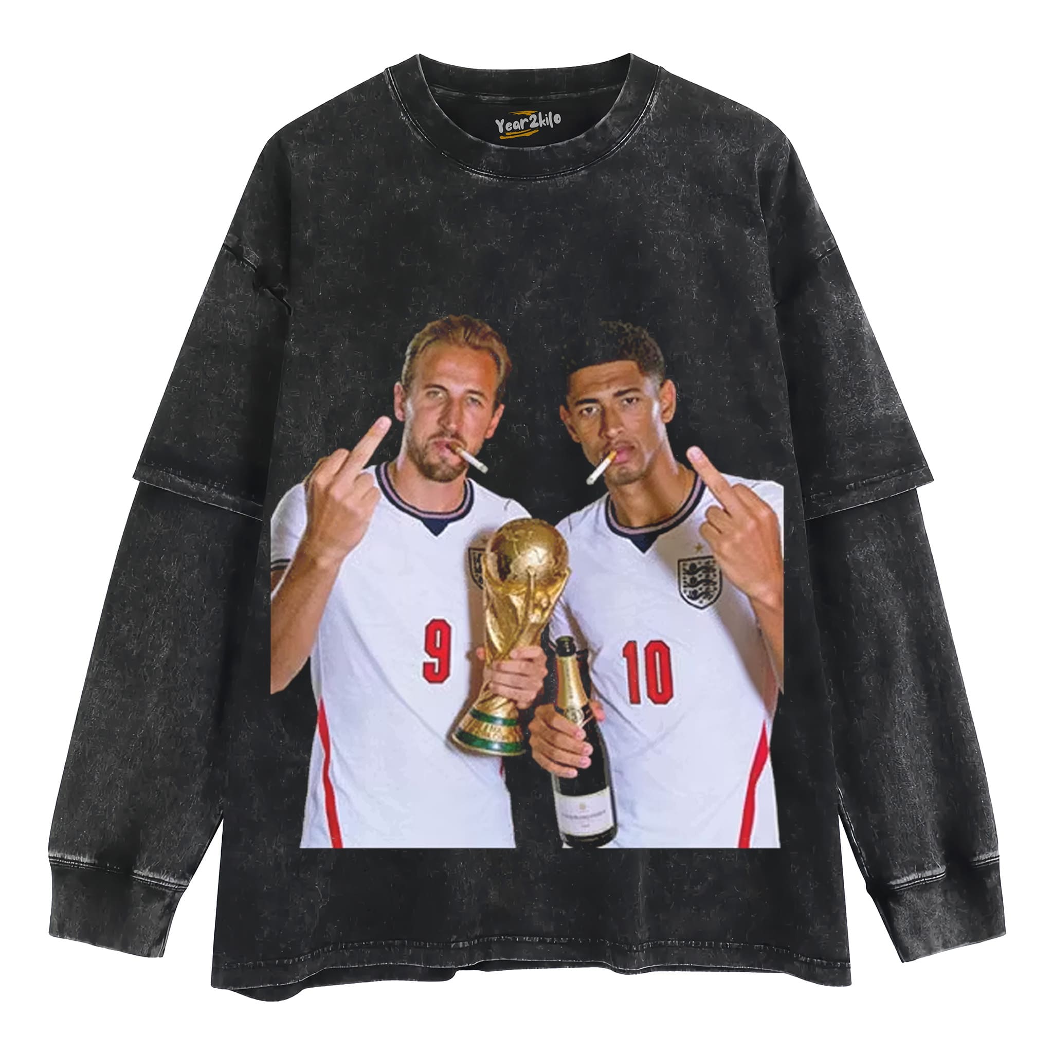 HARRY KANE & JUDE BELLINGHAM TANK TOP & TEE & LONG SLEEVE & LAYERED LS & HOODIE