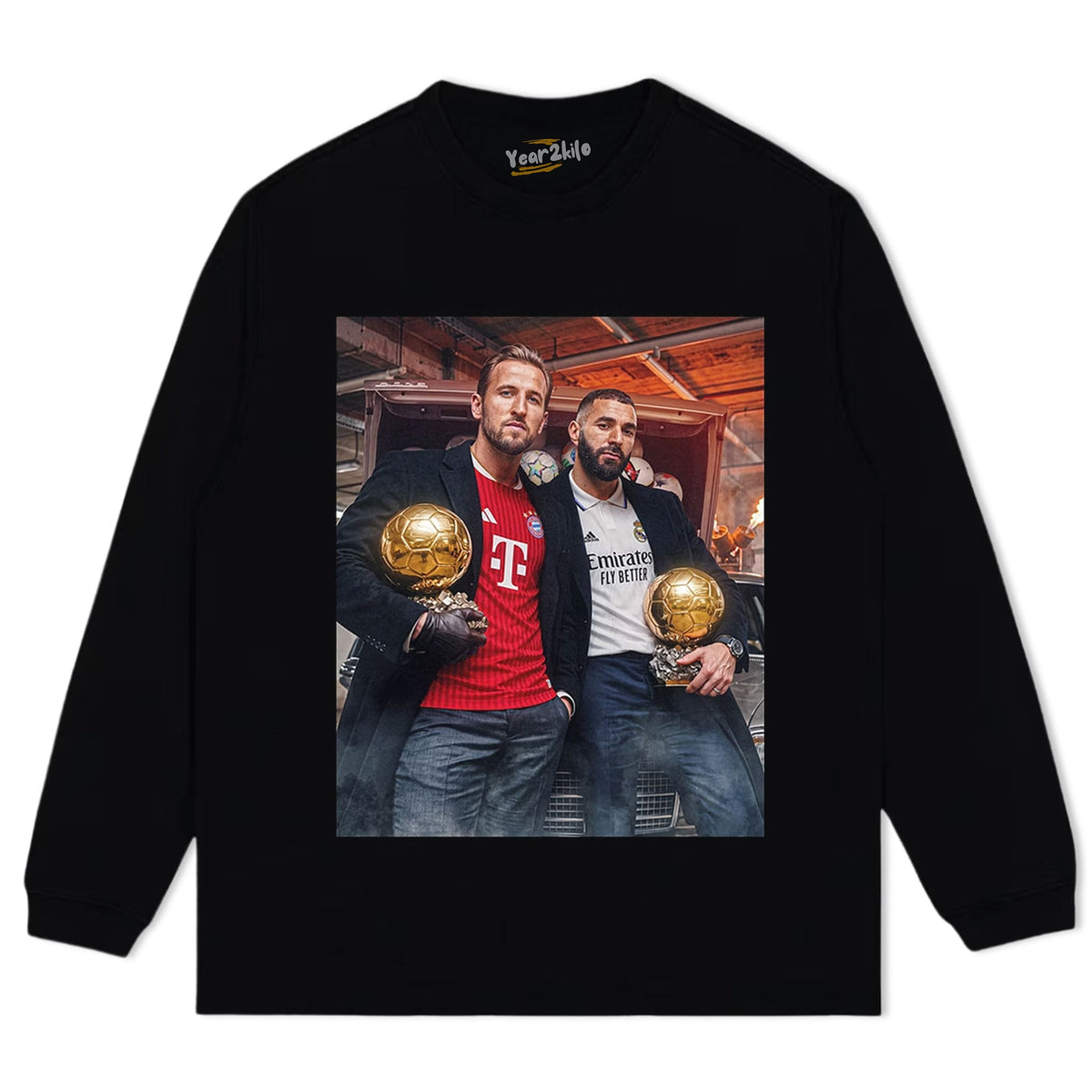 HARRY KANE & KARIM BENZEMA TANK TOP & TEE & LONG SLEEVE & LAYERED LS & HOODIE