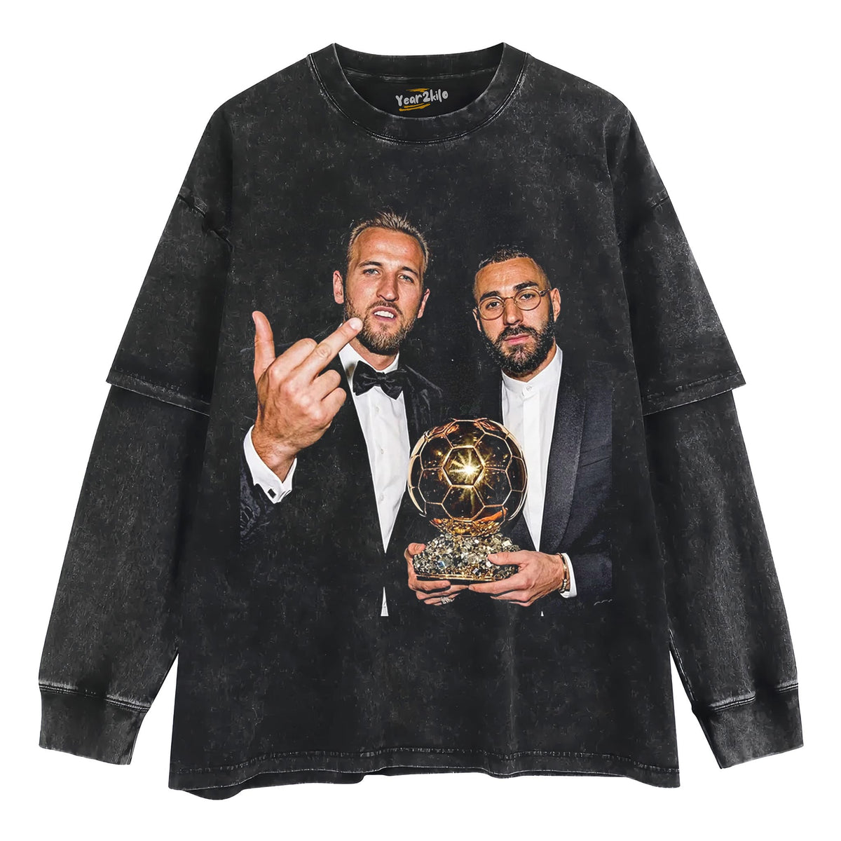 HARRY KANE & KARIM BENZEMA V2 TANK TOP & TEE & LONG SLEEVE & LAYERED LS & HOODIE