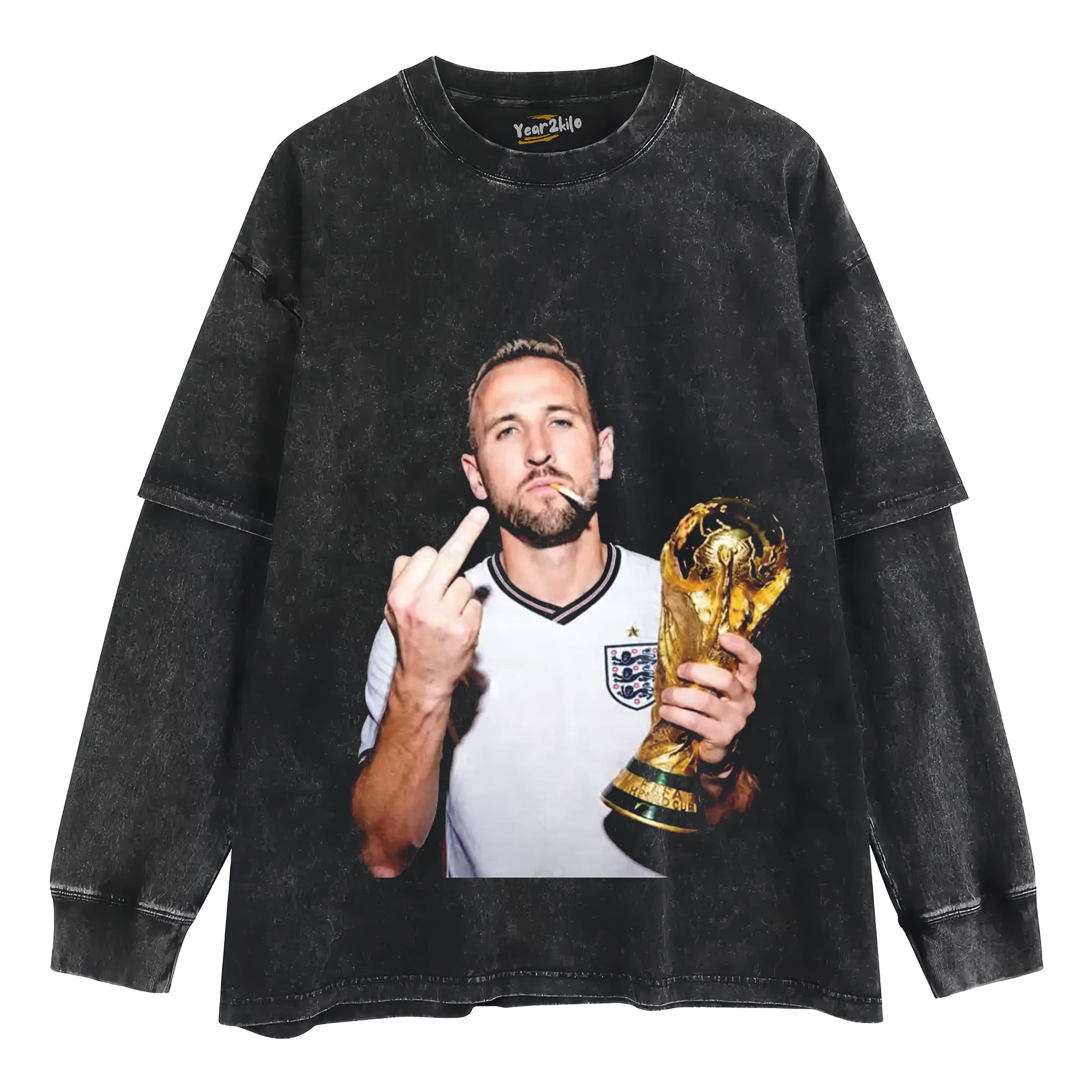 HARRY KANE ENGLAND V1 TANK TOP & TEE & LONG SLEEVE & LAYERED LS & HOODIE