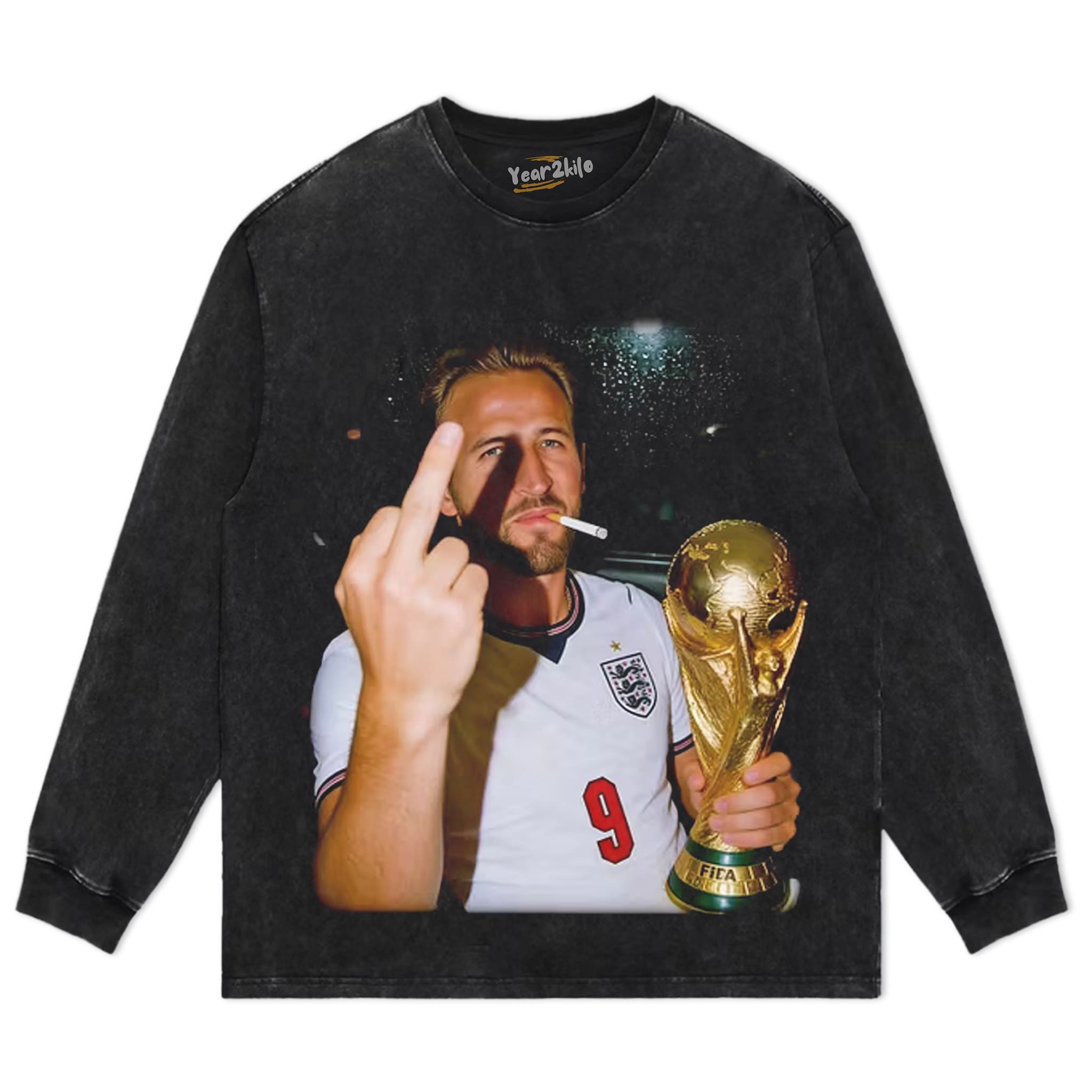 HARRY KANE ENGLAND V2 TANK TOP & TEE & LONG SLEEVE & LAYERED LS & HOODIE-2