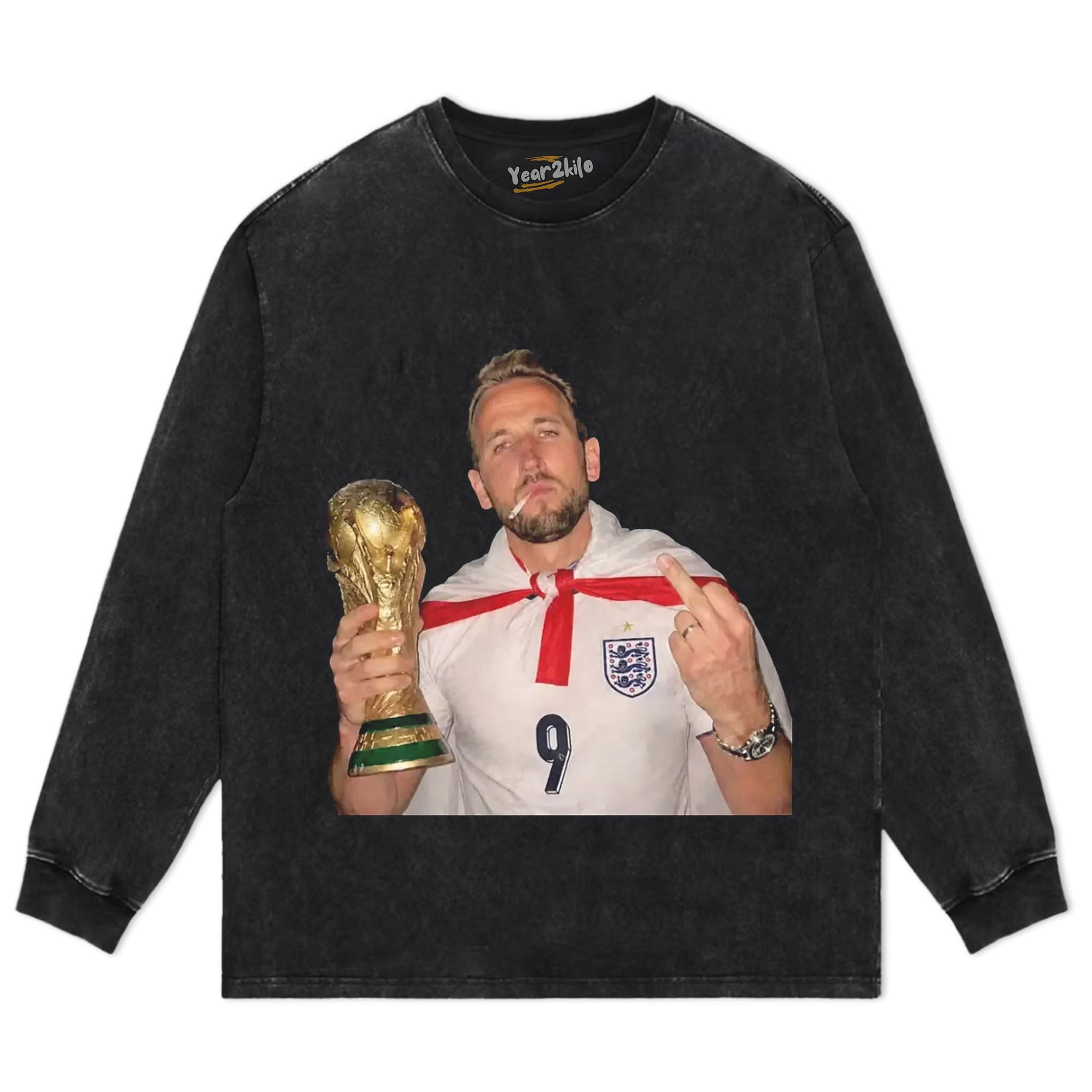 HARRY KANE ENGLAND V3 TANK TOP & TEE & LONG SLEEVE & LAYERED LS & HOODIE