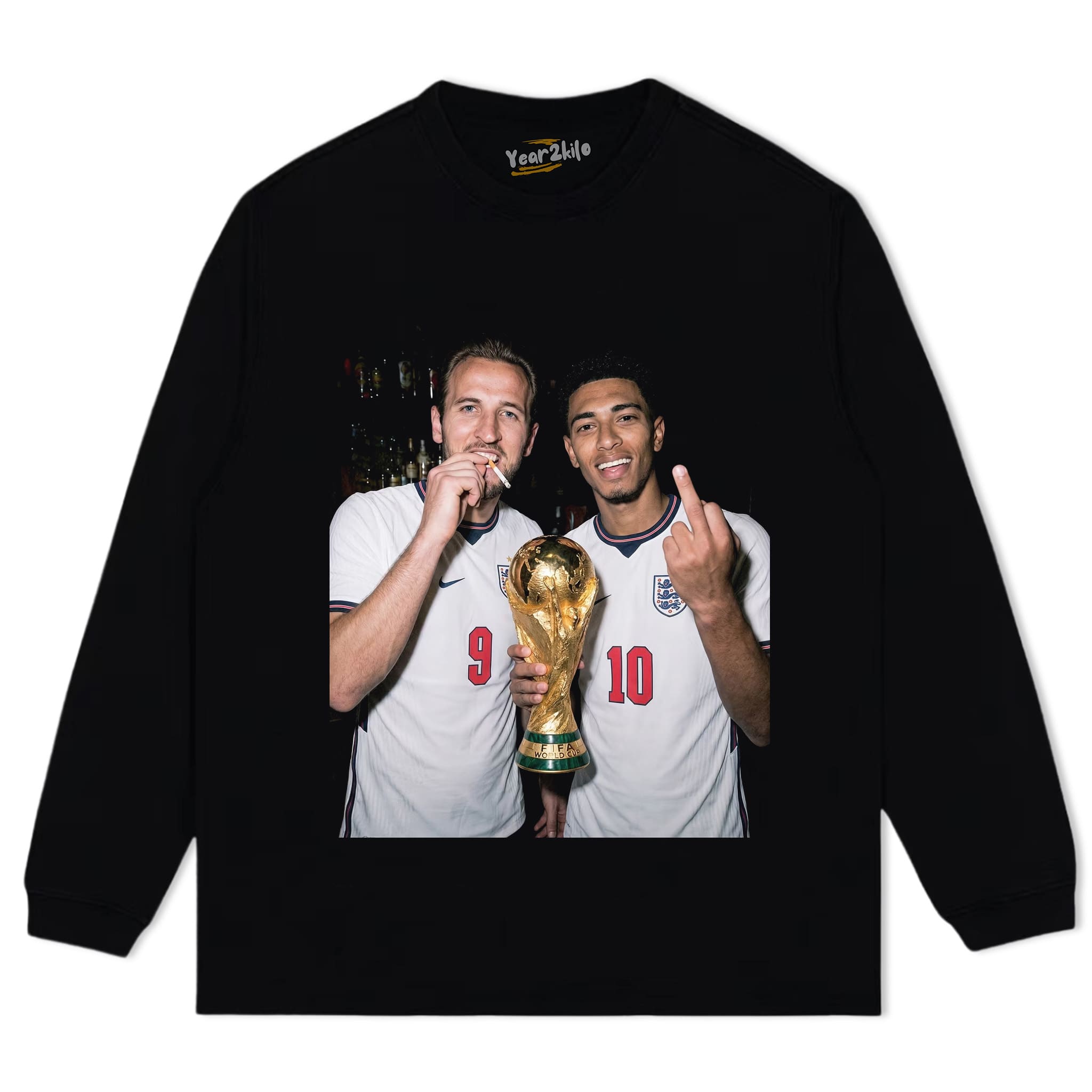 HARRY KANE & JUDE BELLINGHAM ENGLAND TANK TOP & TEE & LONG SLEEVE & LAYERED LS & HOODIE