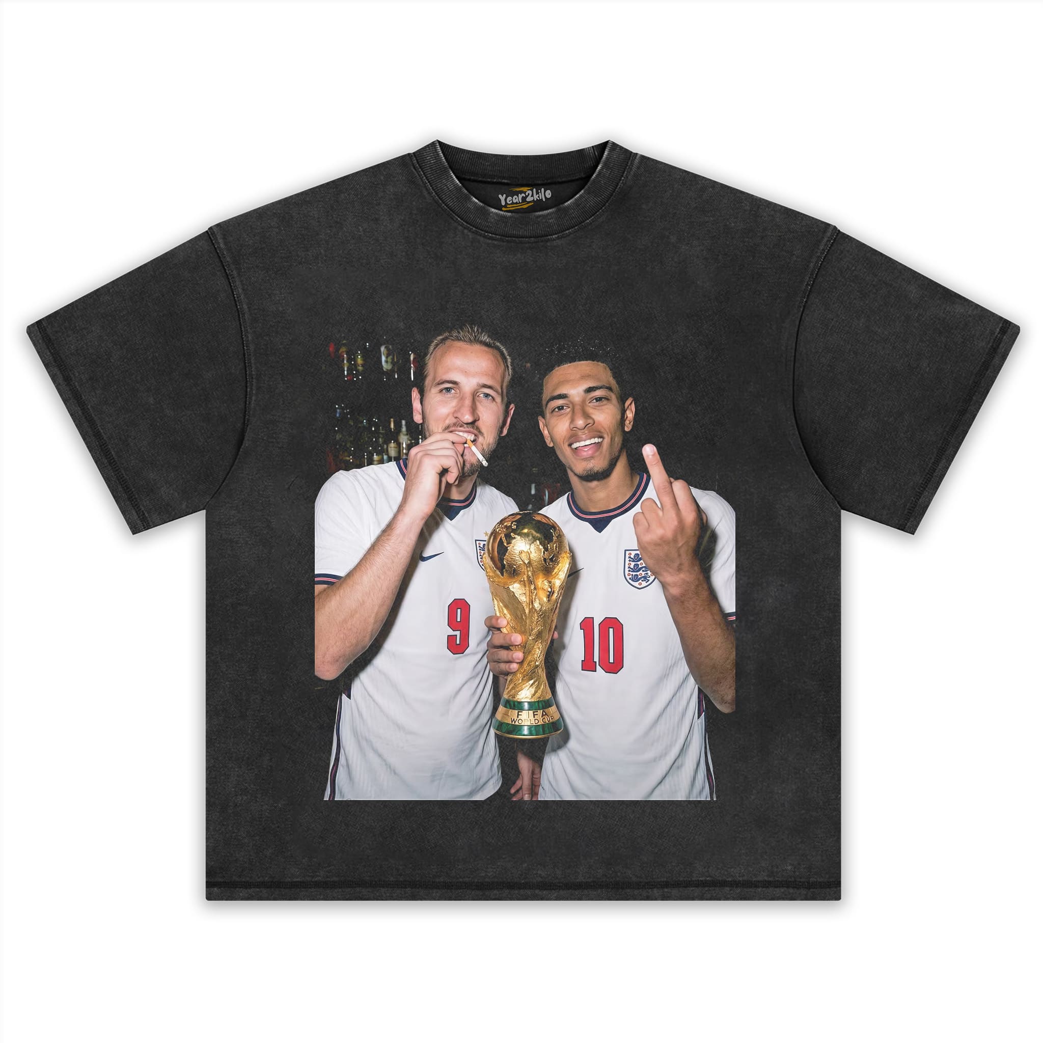 HARRY KANE & JUDE BELLINGHAM ENGLAND TANK TOP & TEE & LONG SLEEVE & LAYERED LS & HOODIE