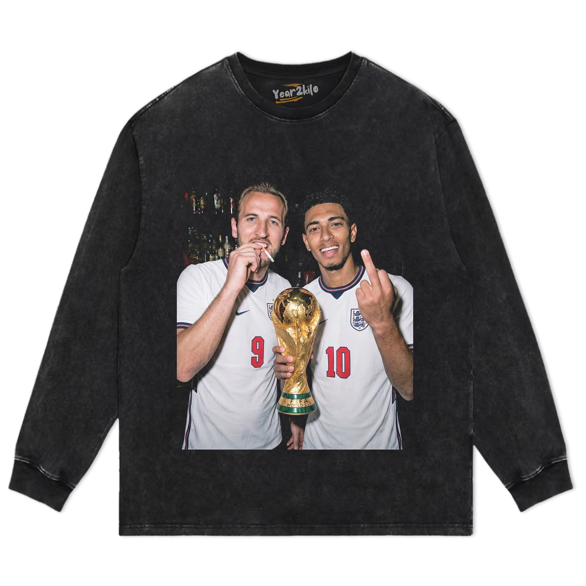 HARRY KANE & JUDE BELLINGHAM ENGLAND TANK TOP & TEE & LONG SLEEVE & LAYERED LS & HOODIE