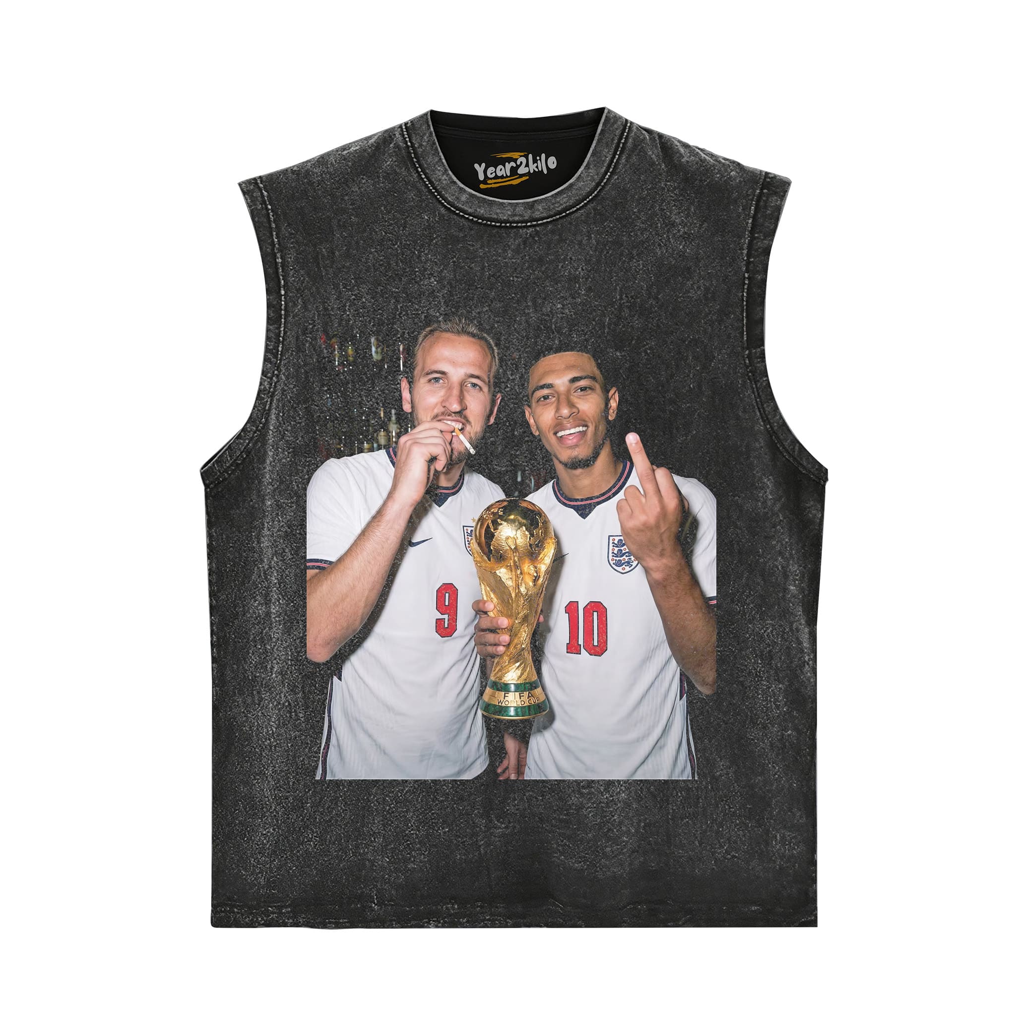 HARRY KANE & JUDE BELLINGHAM ENGLAND TANK TOP & TEE & LONG SLEEVE & LAYERED LS & HOODIE