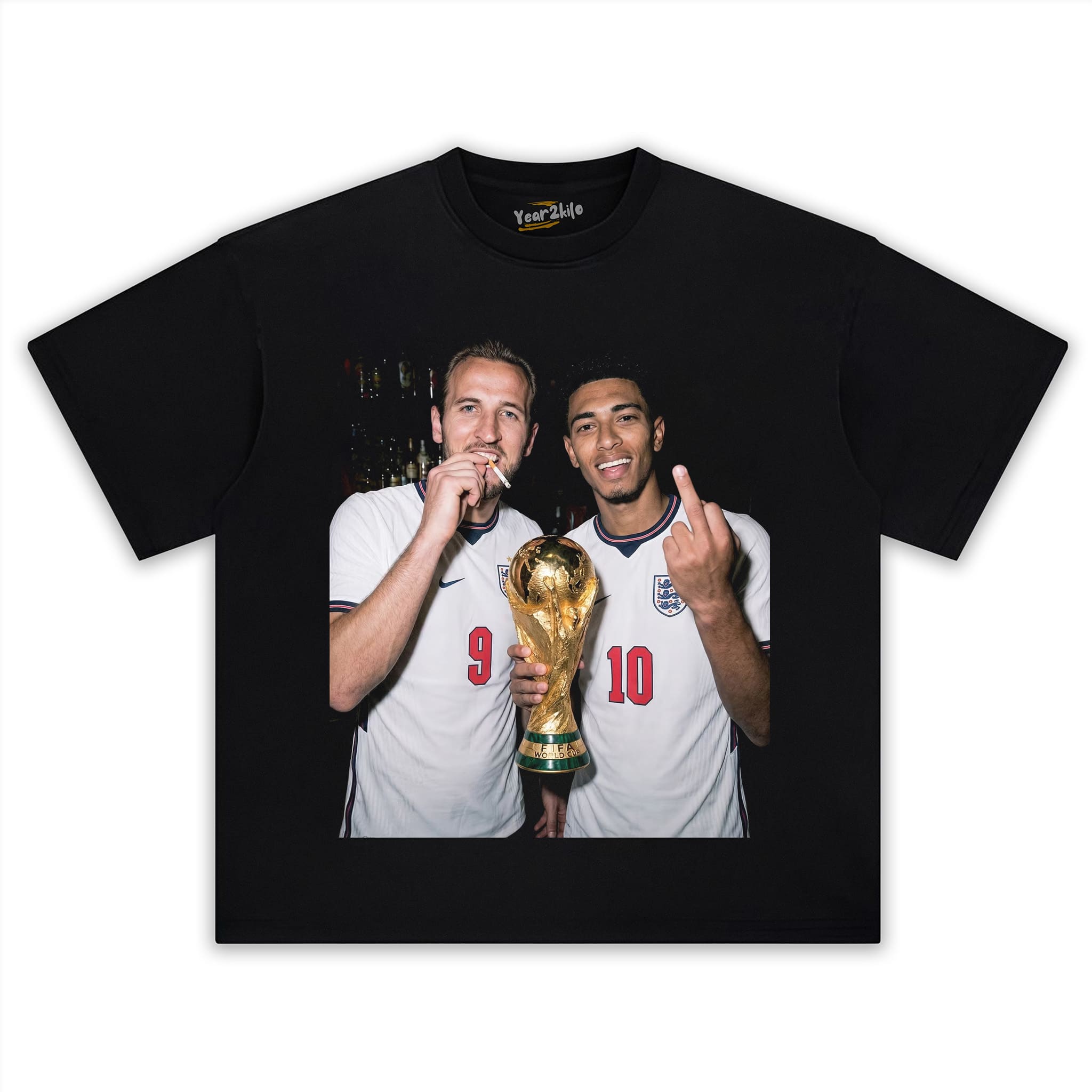 HARRY KANE & JUDE BELLINGHAM ENGLAND TANK TOP & TEE & LONG SLEEVE & LAYERED LS & HOODIE