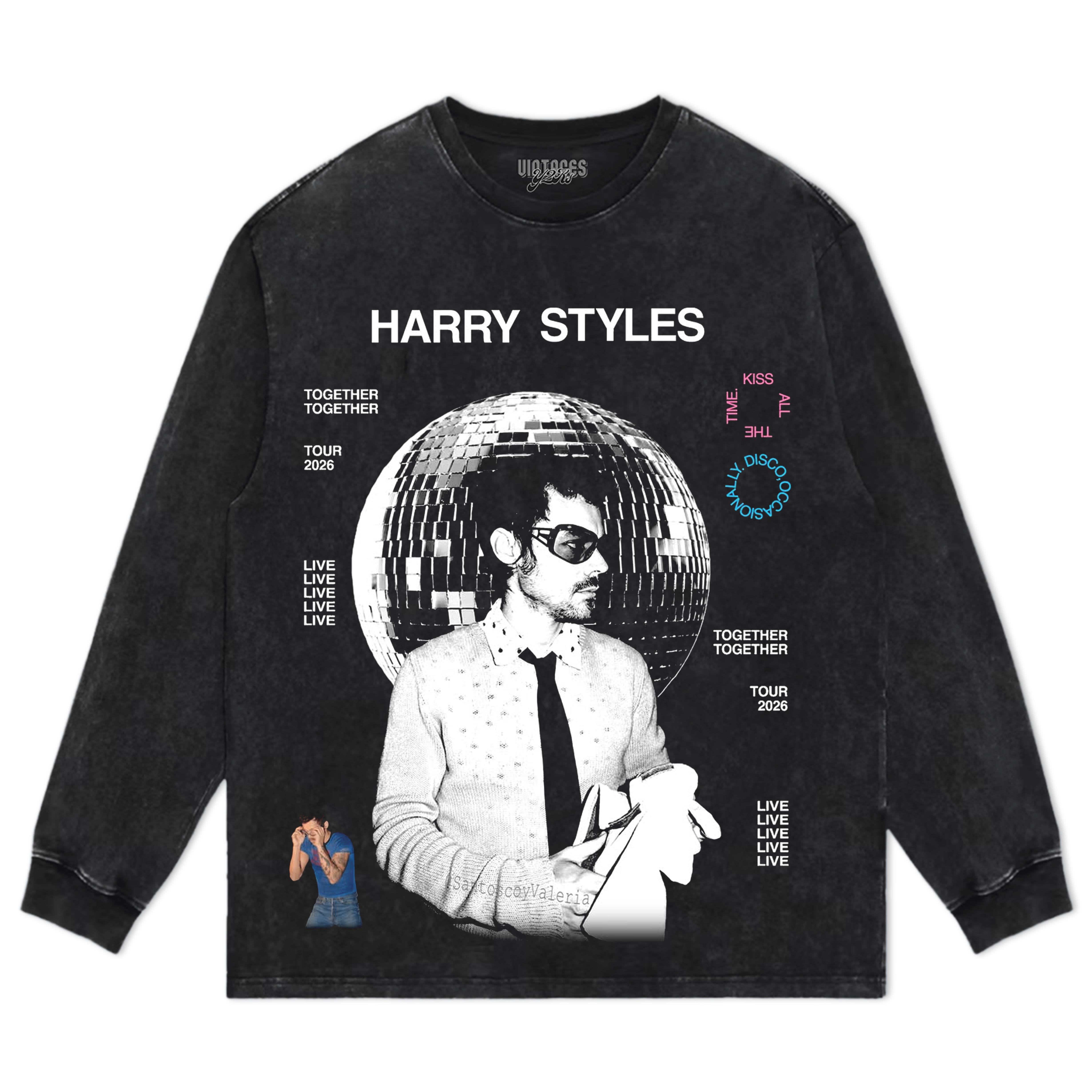 HARRY STYLES - KISS ALL THE TIME 2 TEE & LS & HOODIE