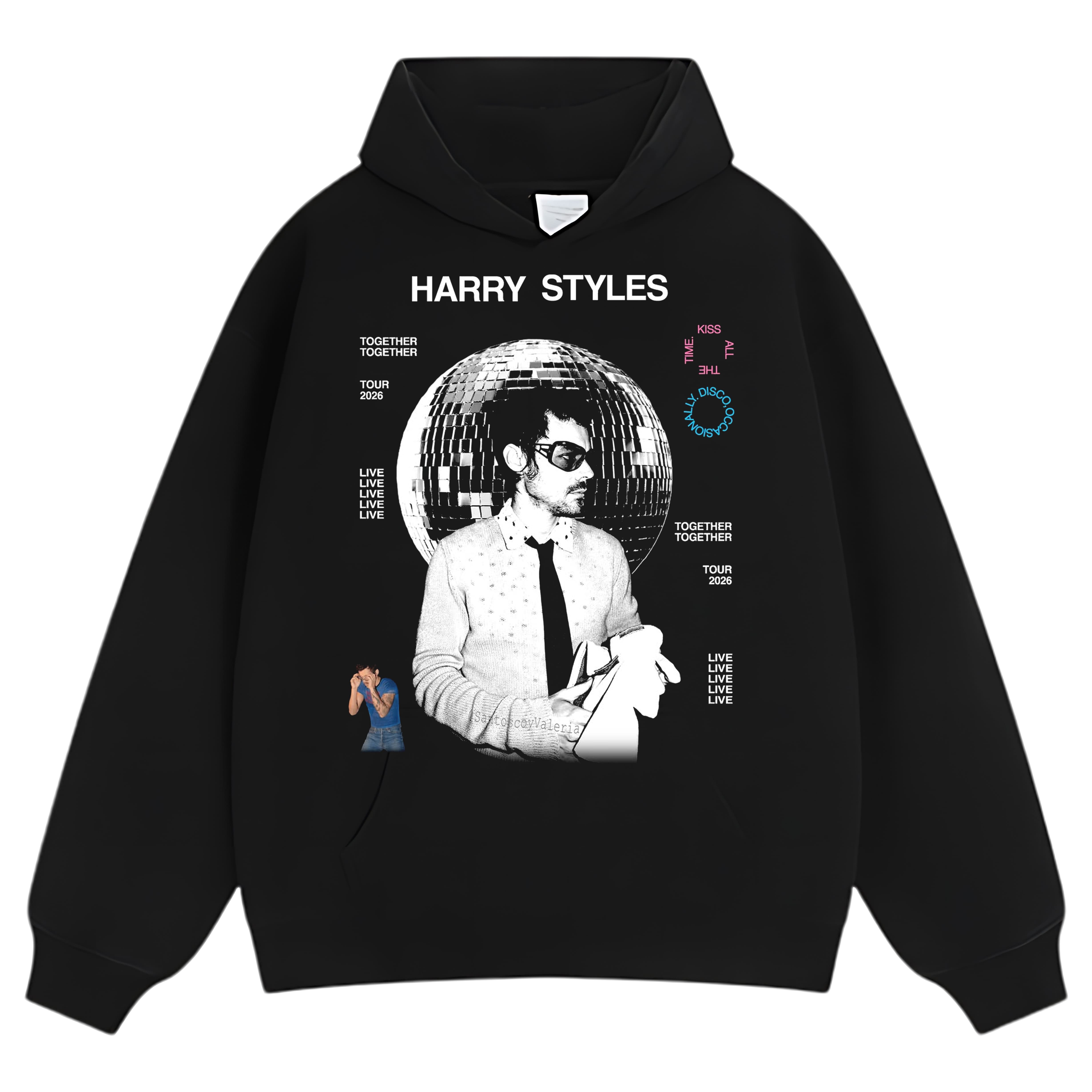 HARRY STYLES - KISS ALL THE TIME 2 TEE & LS & HOODIE